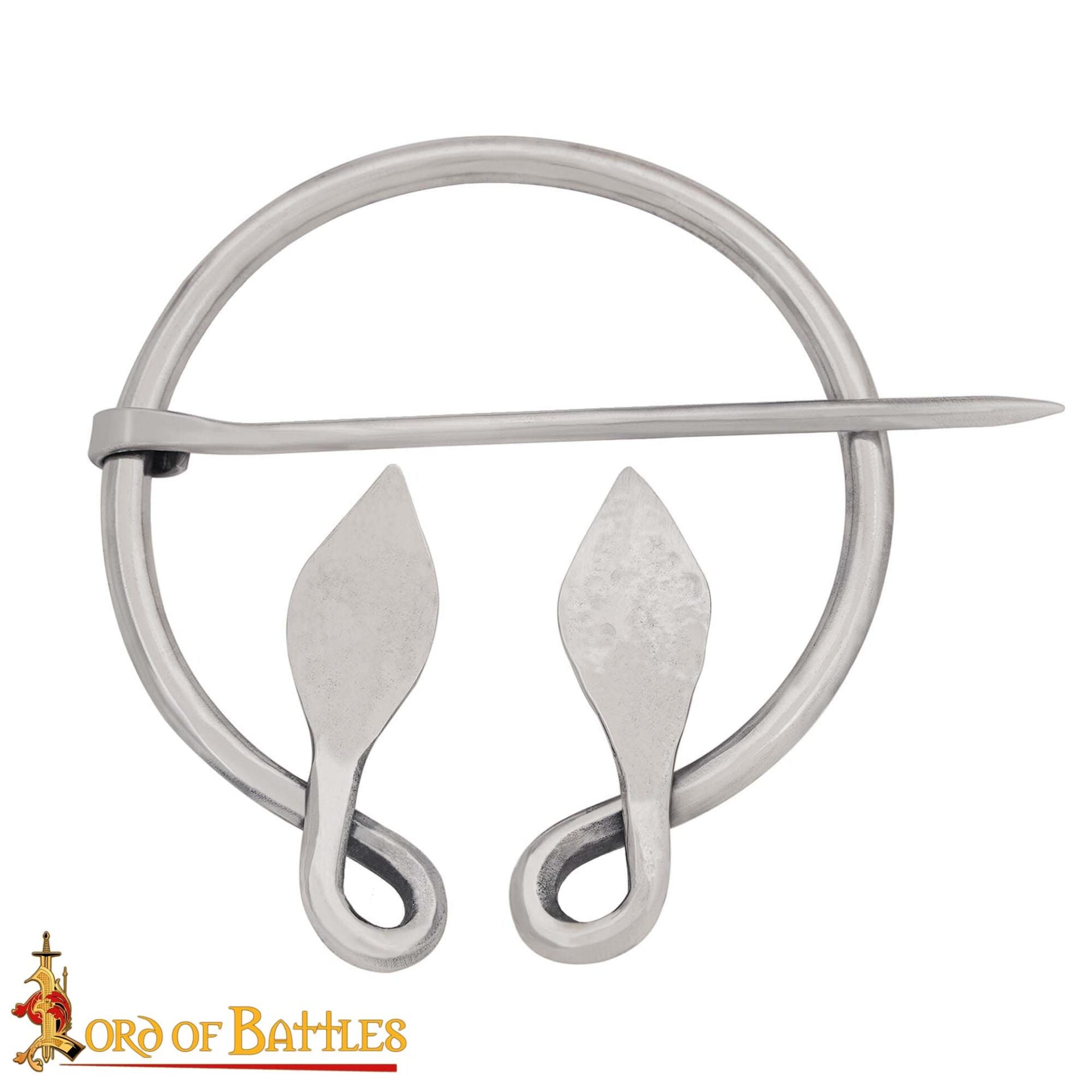 Fíbula penannular Ever-Bright de acero inoxidable — estilo Edad de Hierro y Medieval - imagen 18