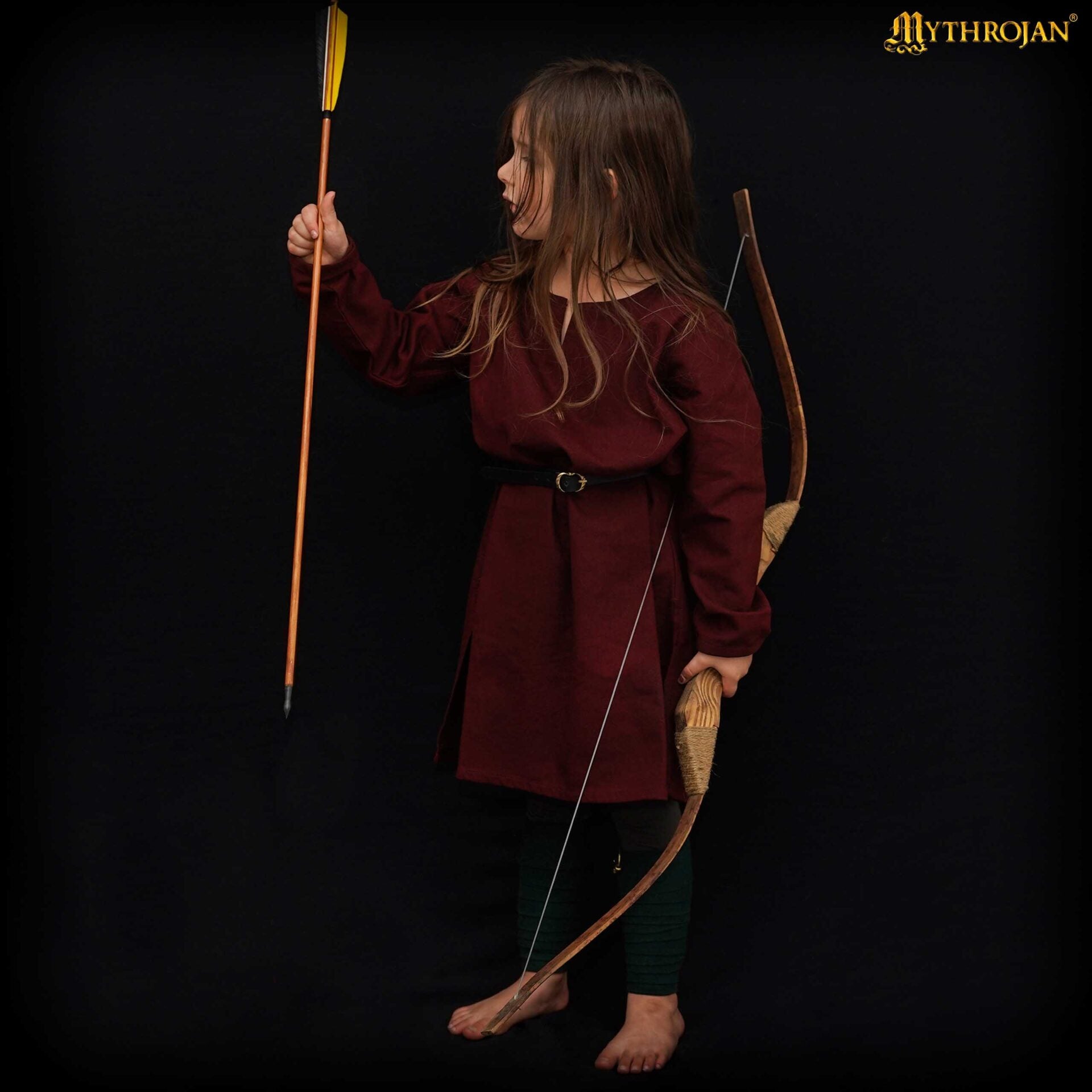 Túnica vikinga de algodón — Camisa renacentista nórdica - imagen 20