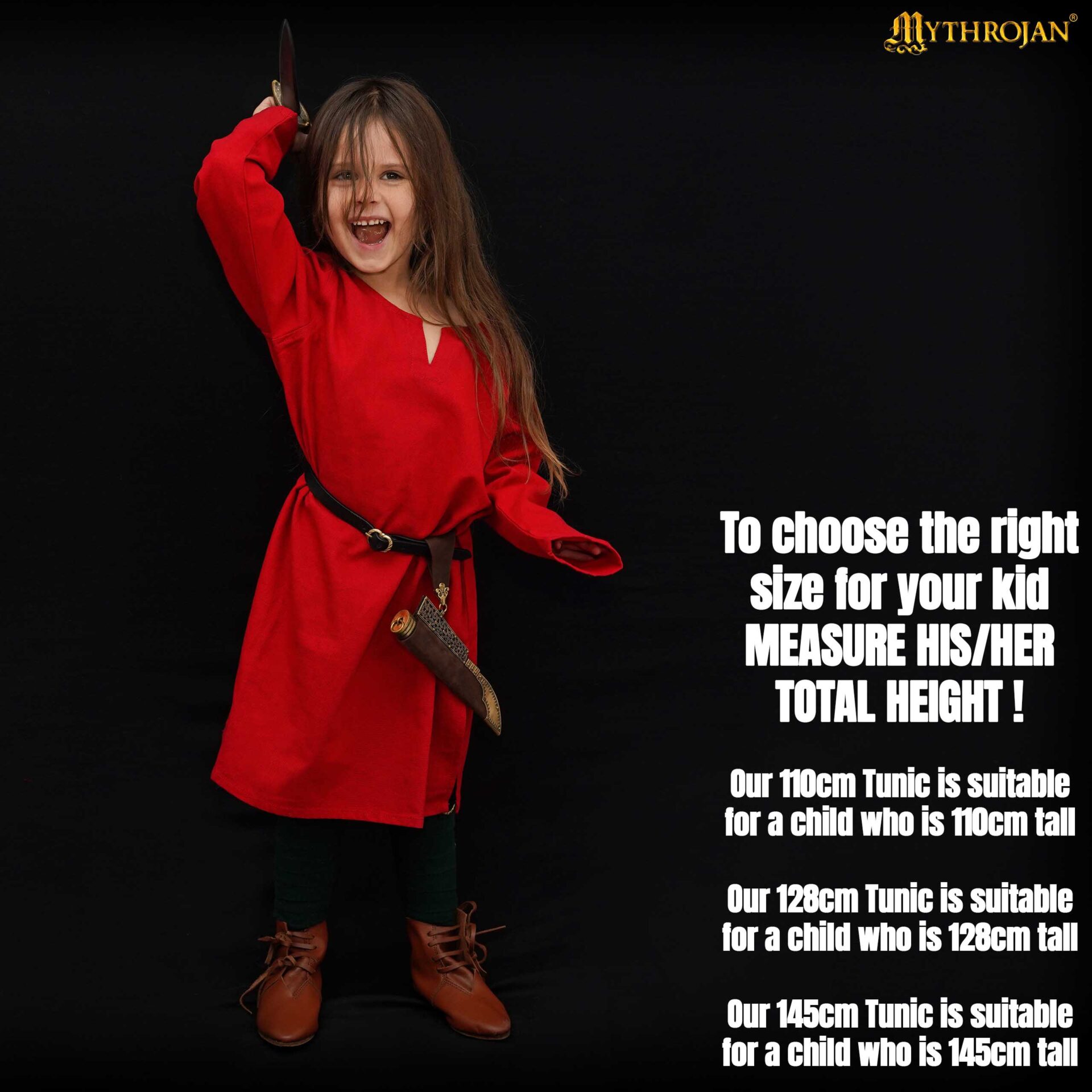 Túnica vikinga de algodón — Camisa renacentista nórdica - imagen 15