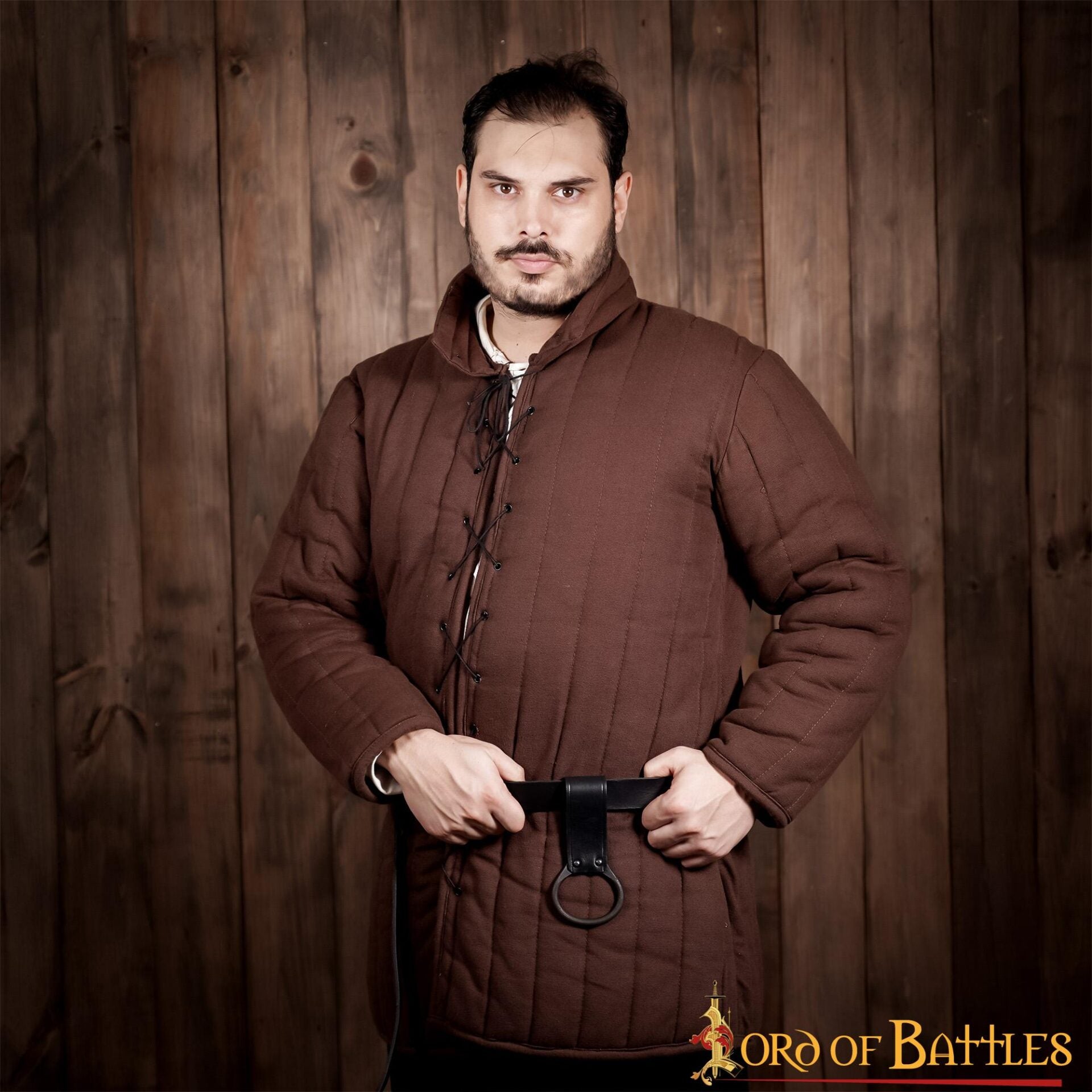 Colgador medieval para hacha o maza con anilla de acero forjado - imagen 8