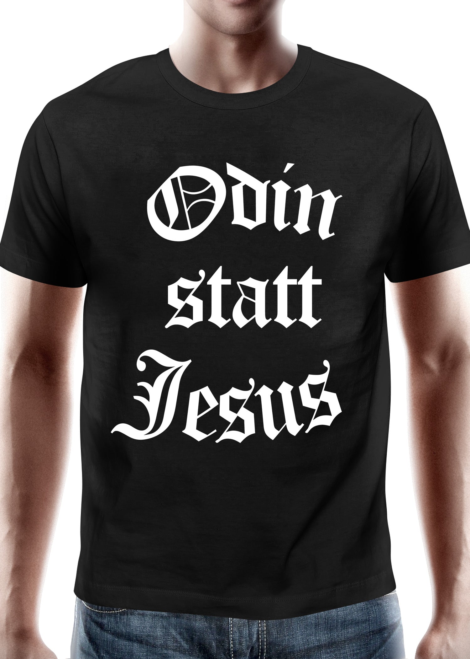 Imagen única de: Camiseta Odín En Lugar De Jesús