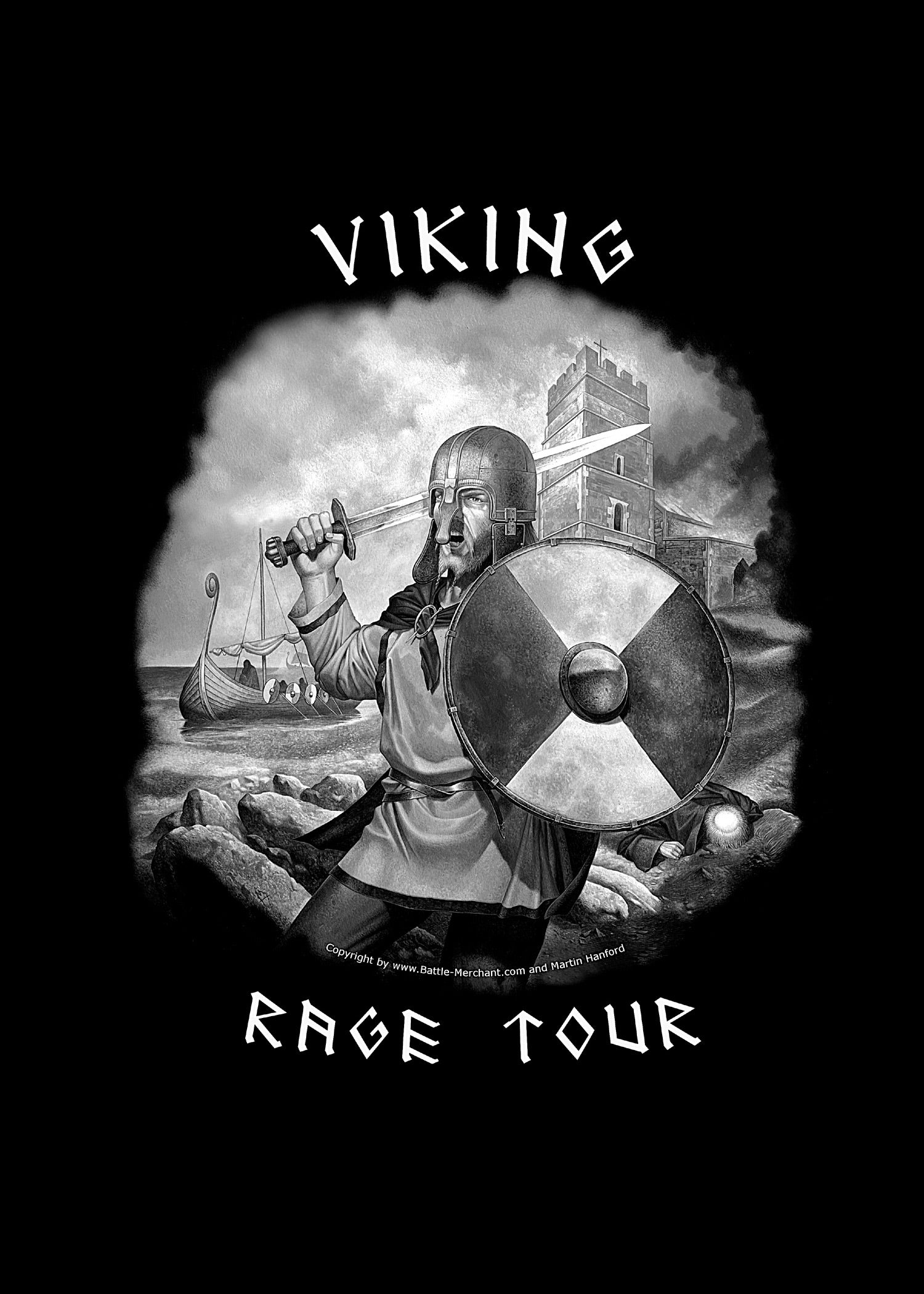Imagen única de: Camiseta De Manga Larga: Viking Rage Tour