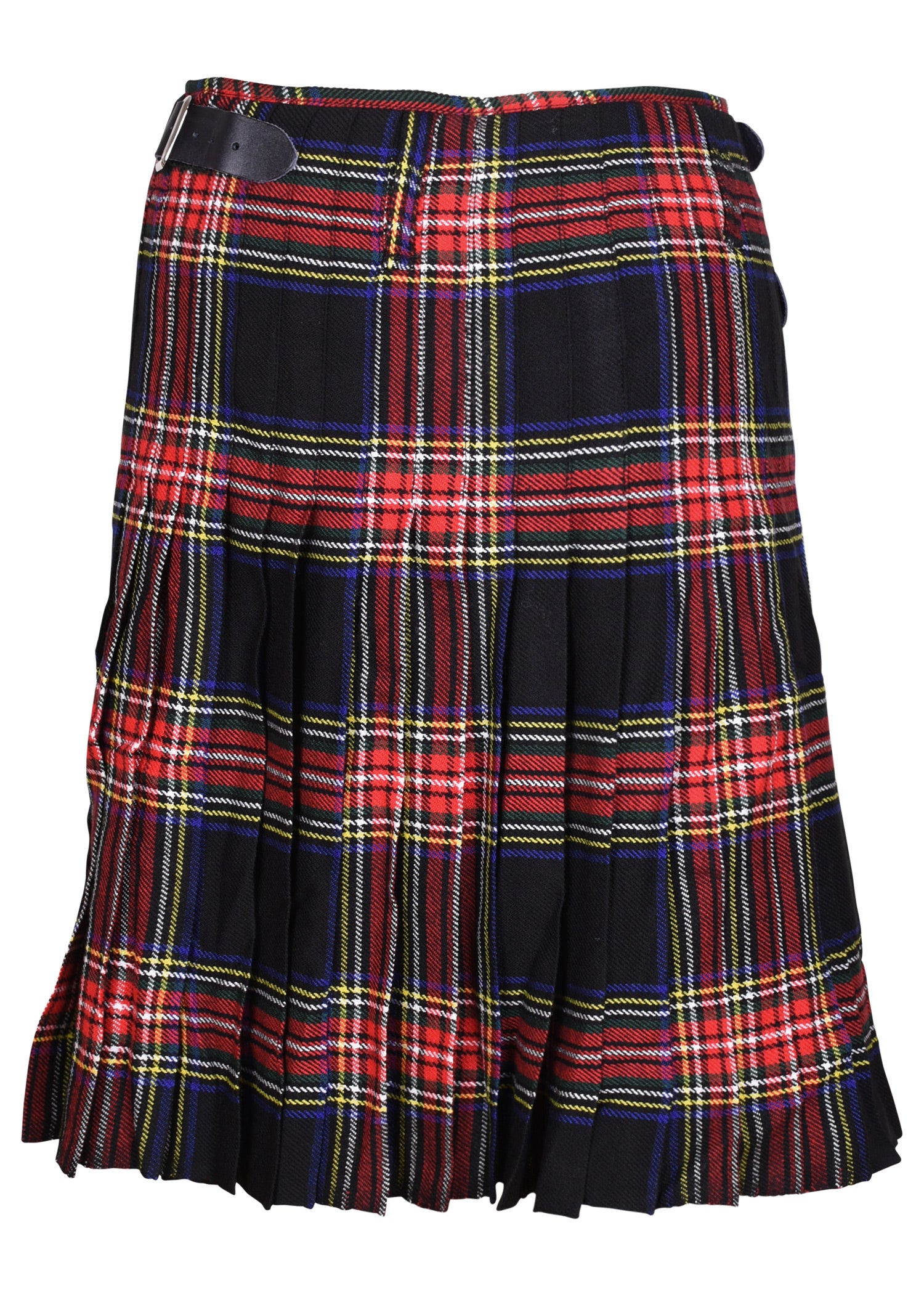 Imagen única de: Falda Escocesa De 8 Yardas, Falda De Tartán, Tartán Black Stewart