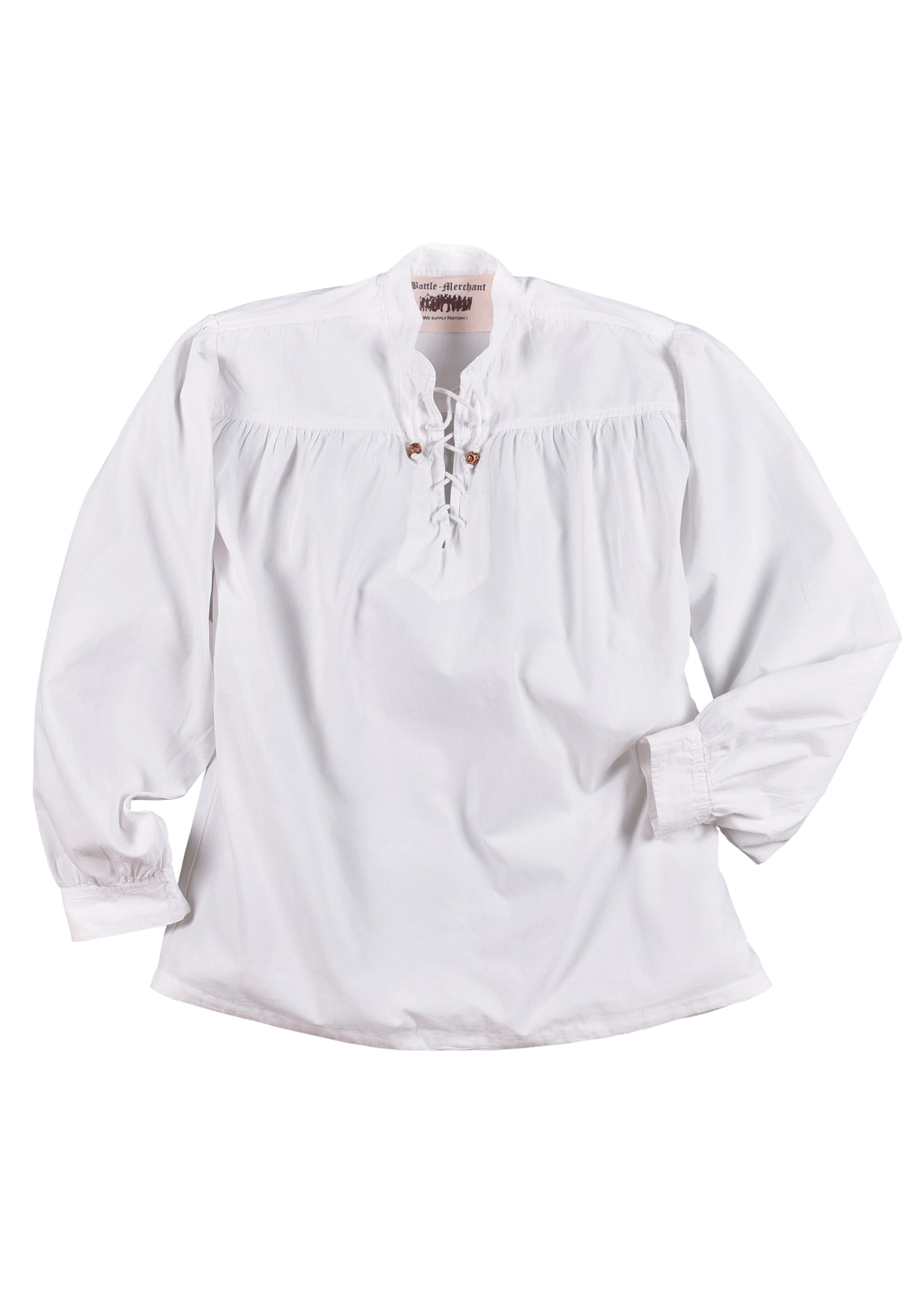 Imagen única de: Camisa Medieval Ludwig, Blanca