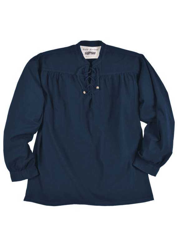 Camisa Medieval Ludwig, Azul