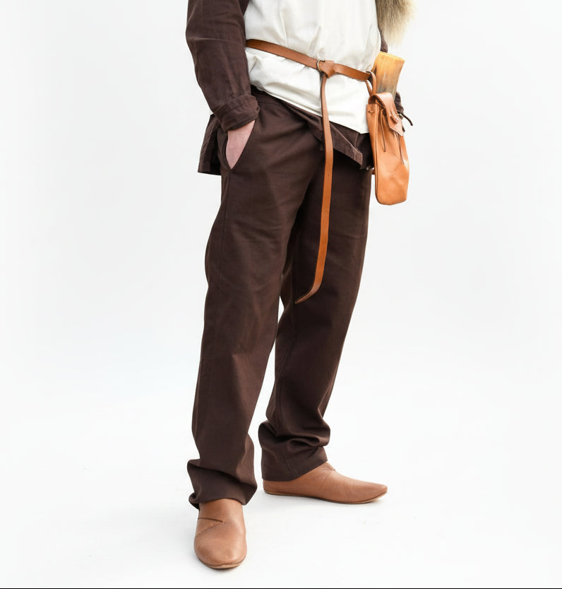 Imagen única de: Pantalón Medieval Sencillo Hagen, Marrón