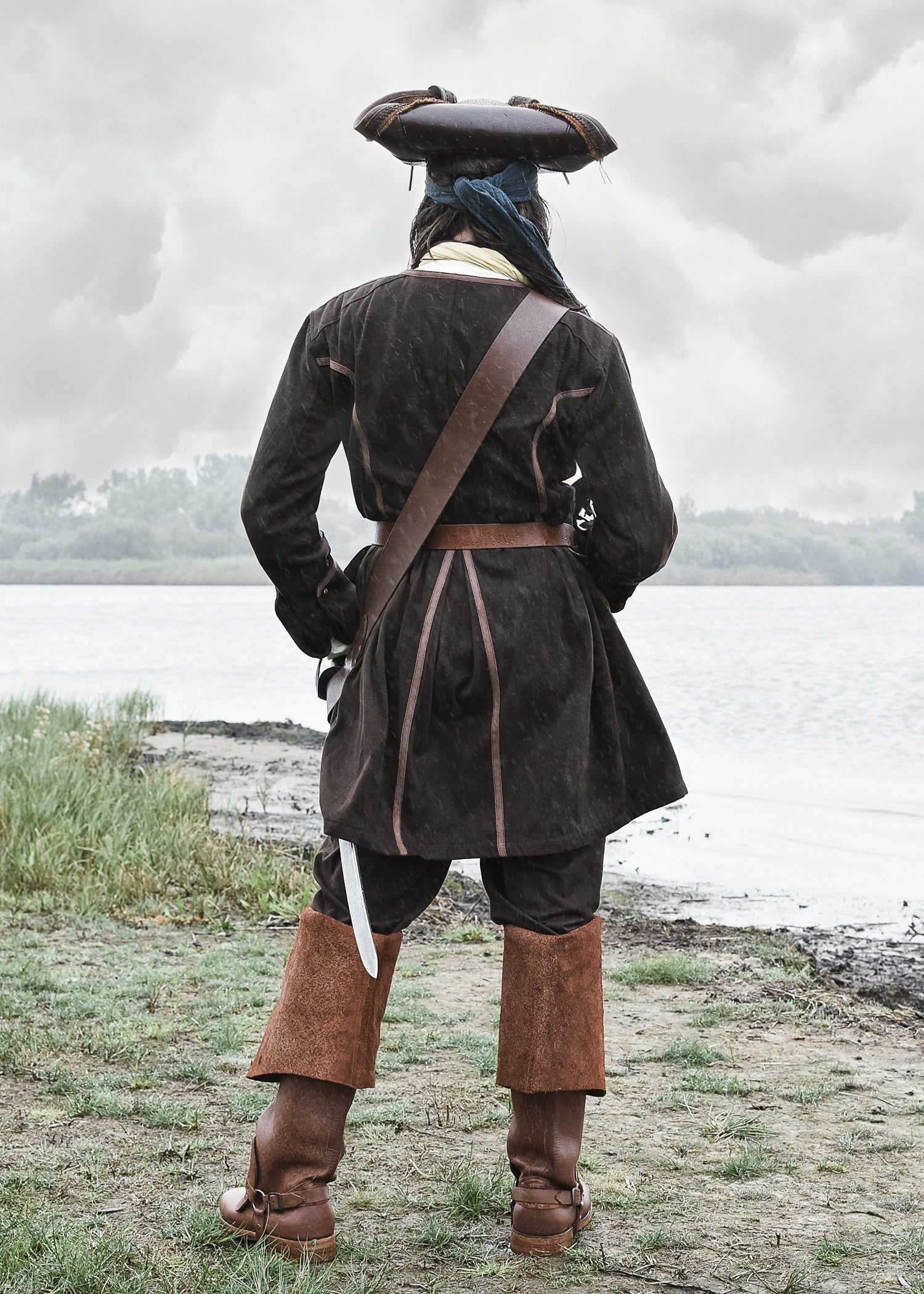 Imagen única de: Abrigo Pirata Edward, Justaucorps, Marrón