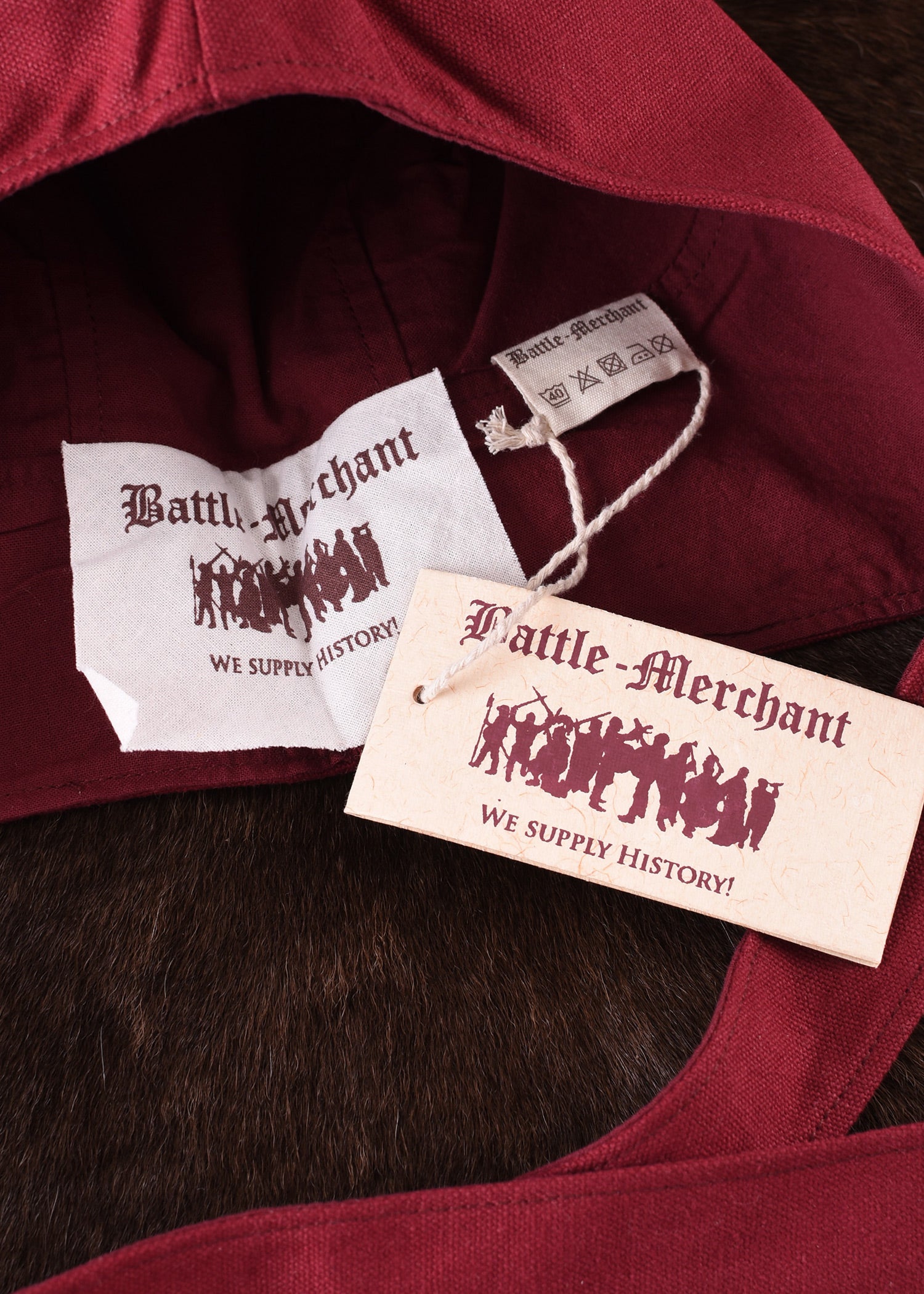 Imagen única de: Capucha Medieval Forrada, Unisex, Lona, Varios Colores