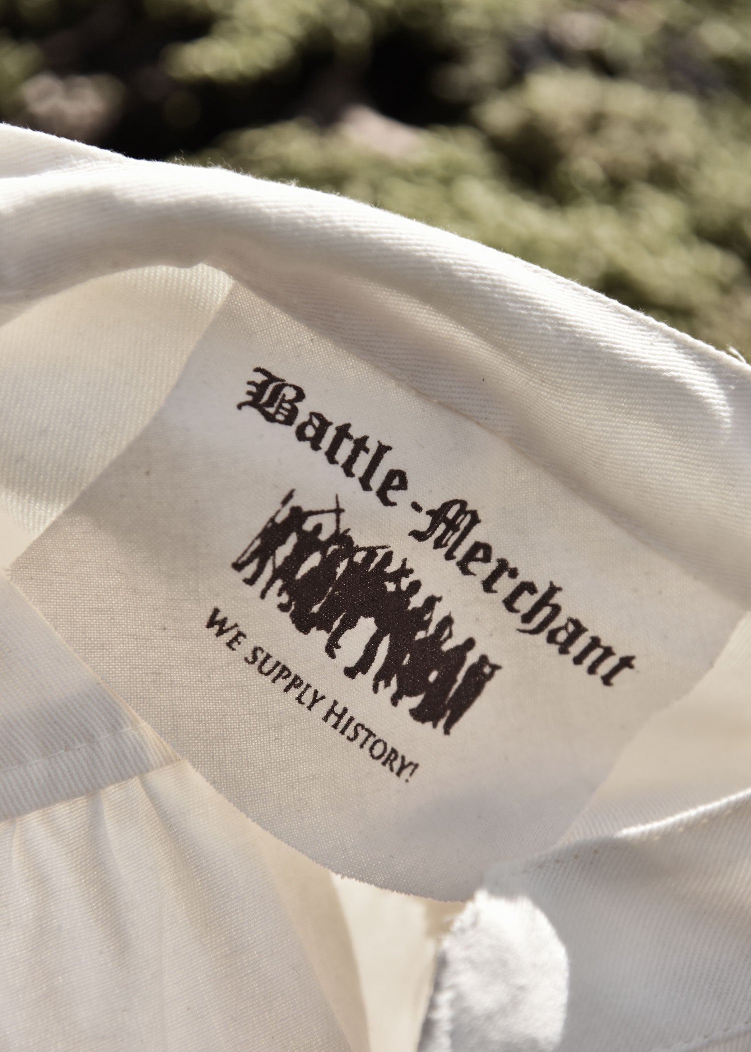 Imagen única de: Camisa Medieval, Manga Corta, Natural.