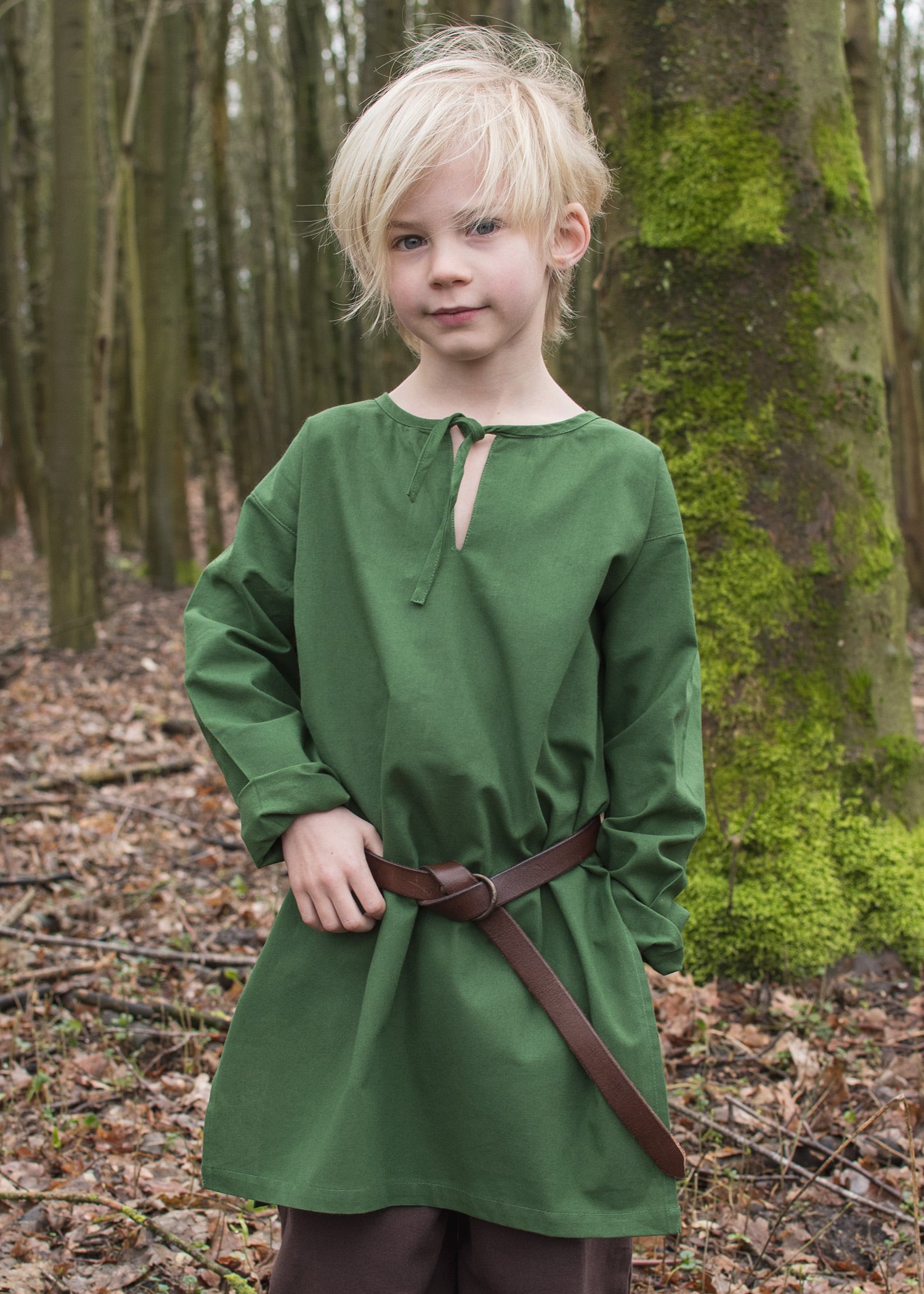 Imagen única de: Túnica Medieval Infantil Arn, Verde