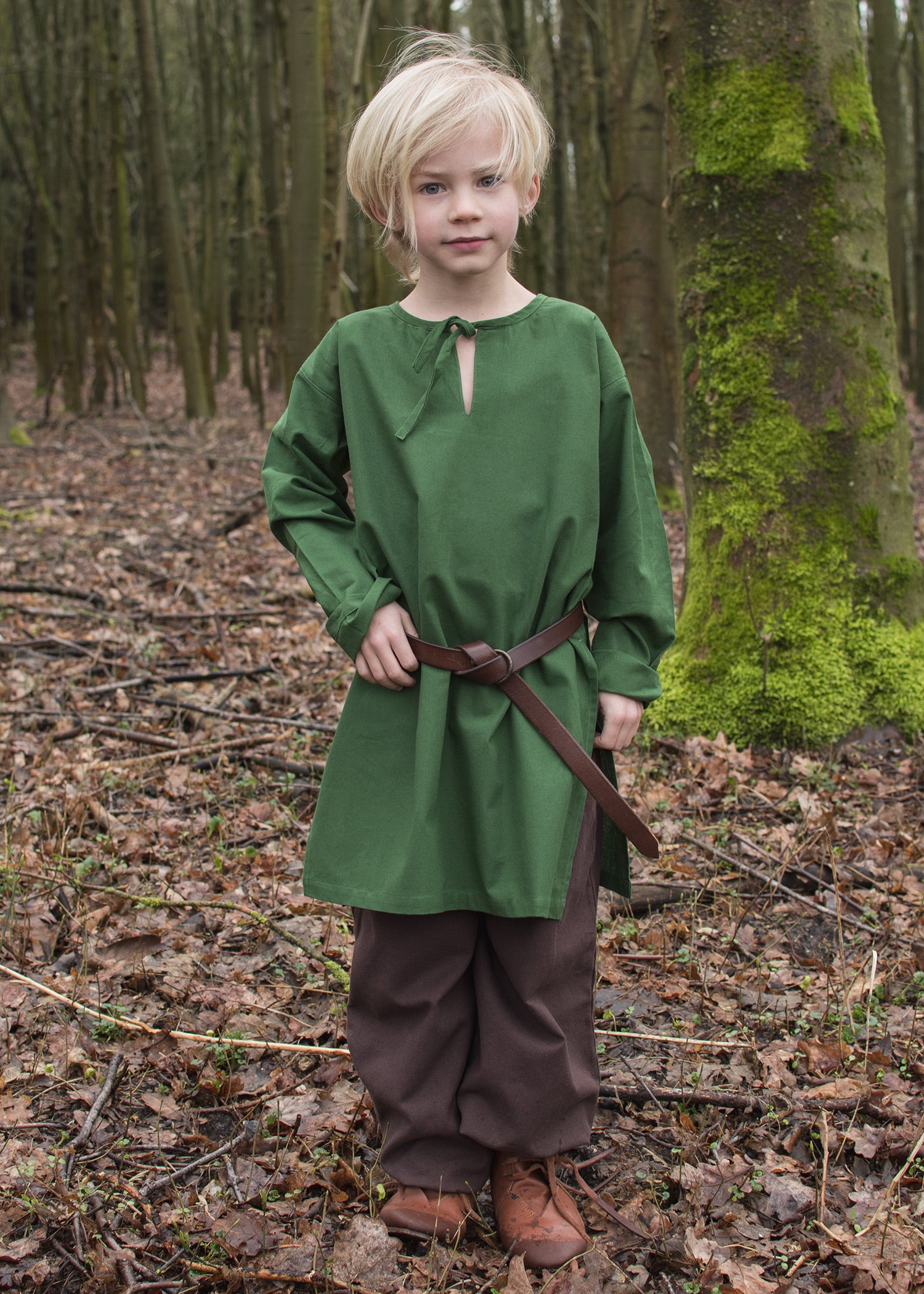 Imagen única de: Túnica Medieval Infantil Arn, Verde
