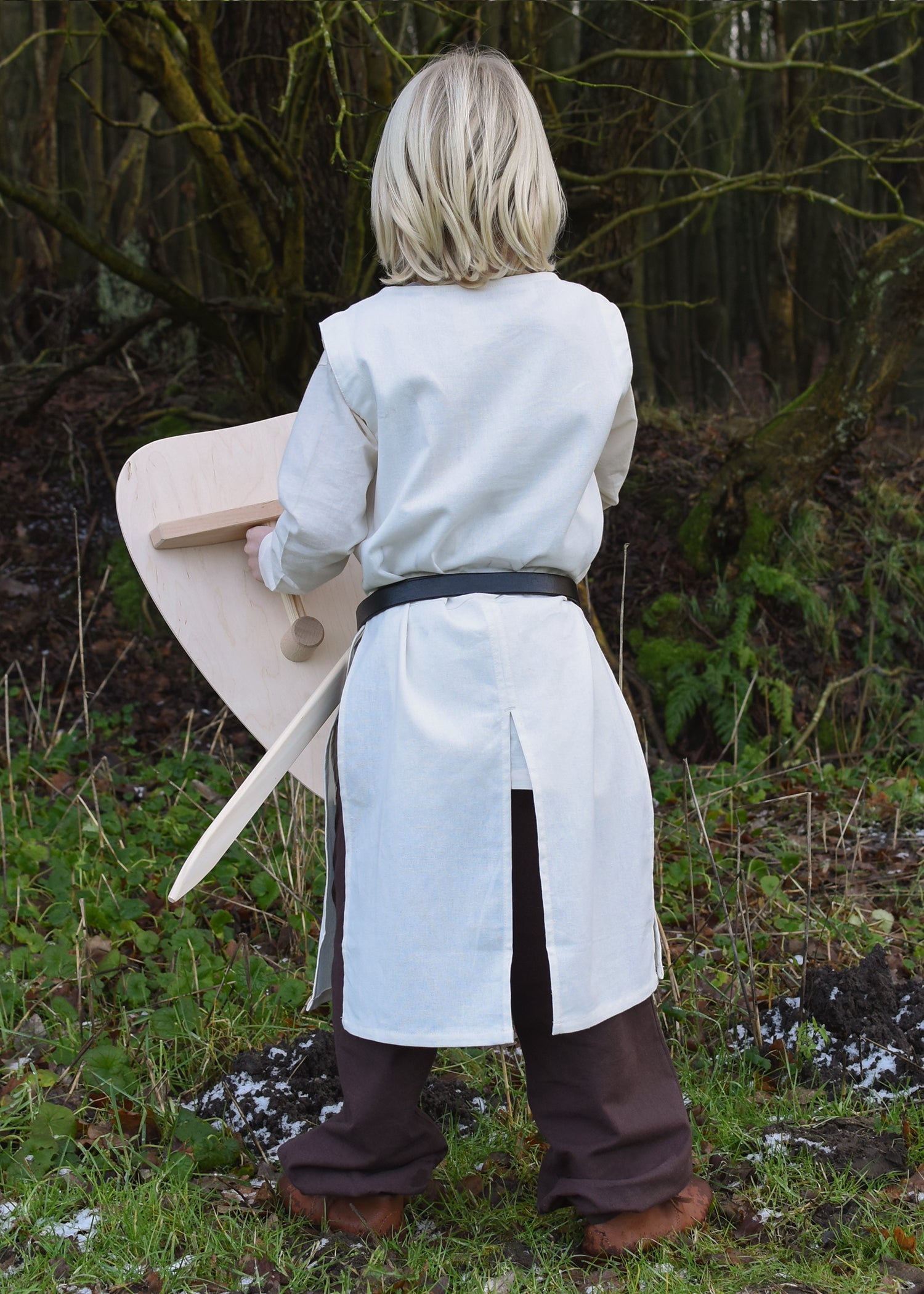 Imagen única de: Tabardo Infantil Alexander, Templario, Natural/rojo