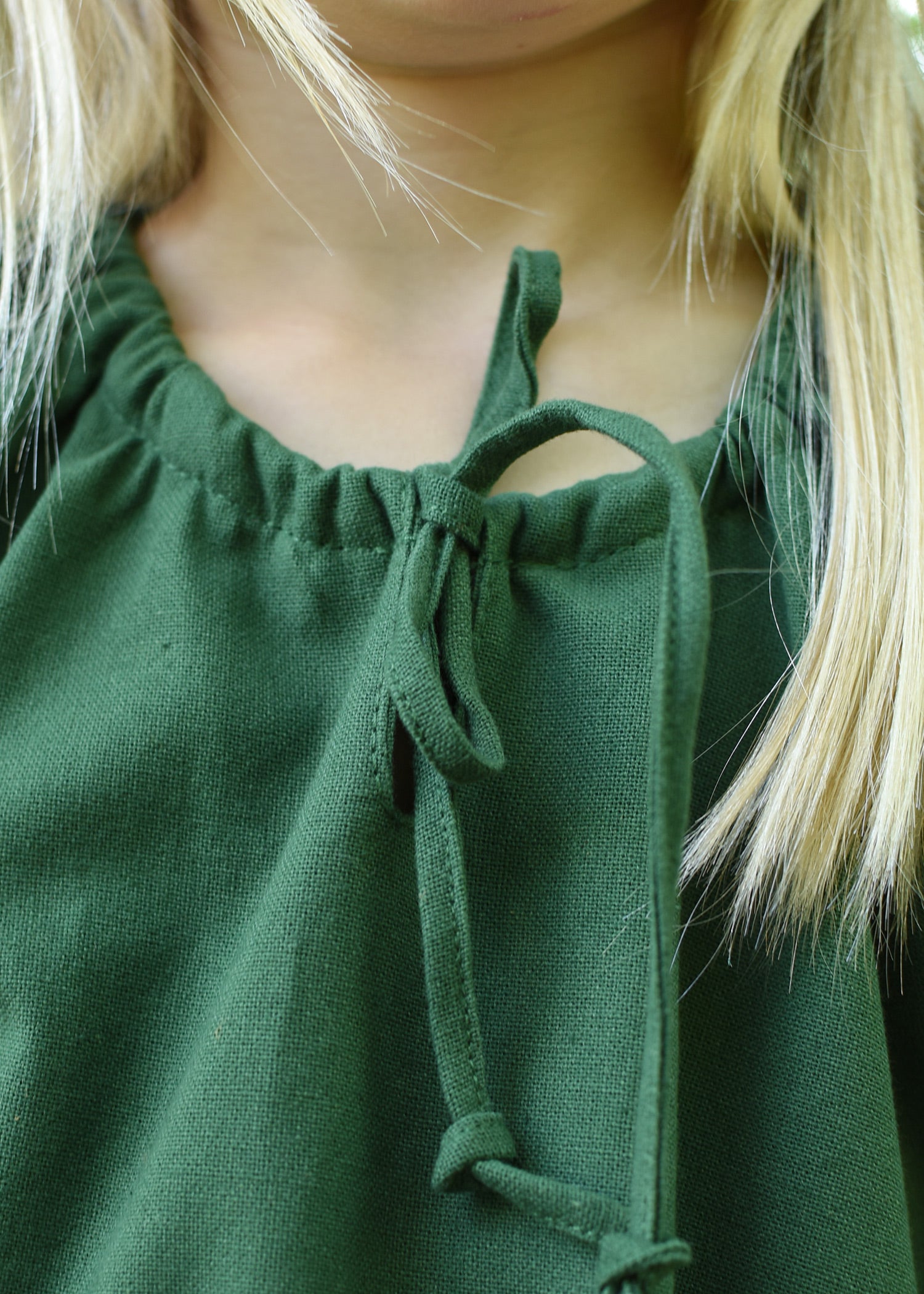 Imagen única de: Vestido Medieval Infantil, Vestido Interior Ana, Verde