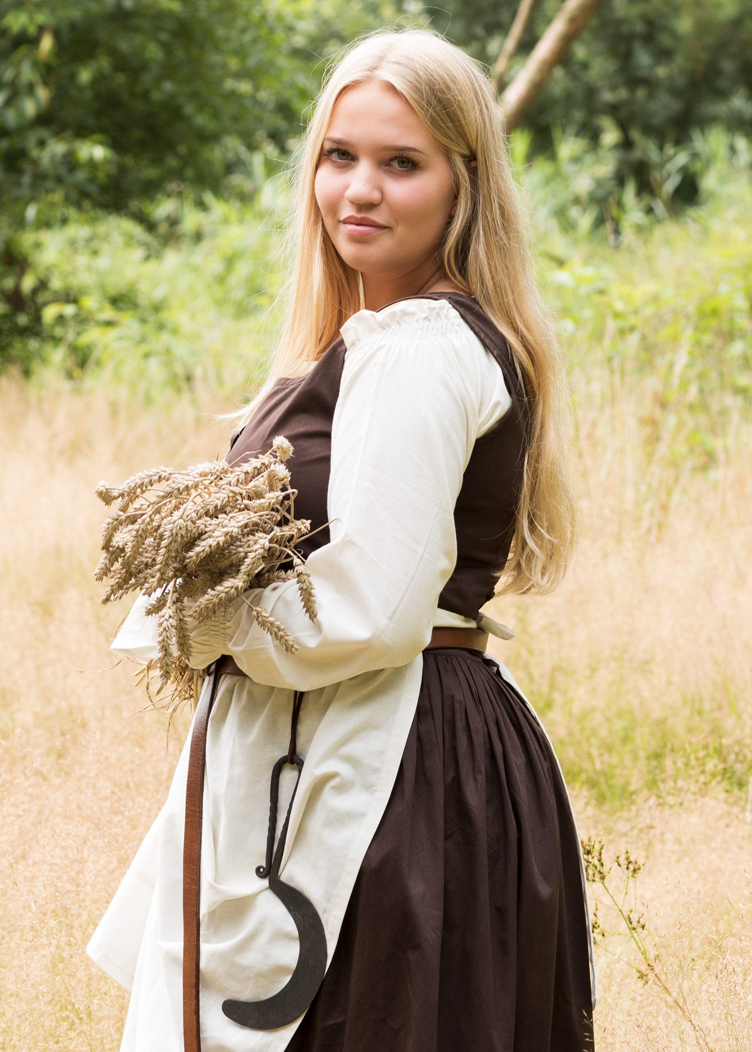 Imagen única de: Hoz Medieval De Acero Forjada A Mano.