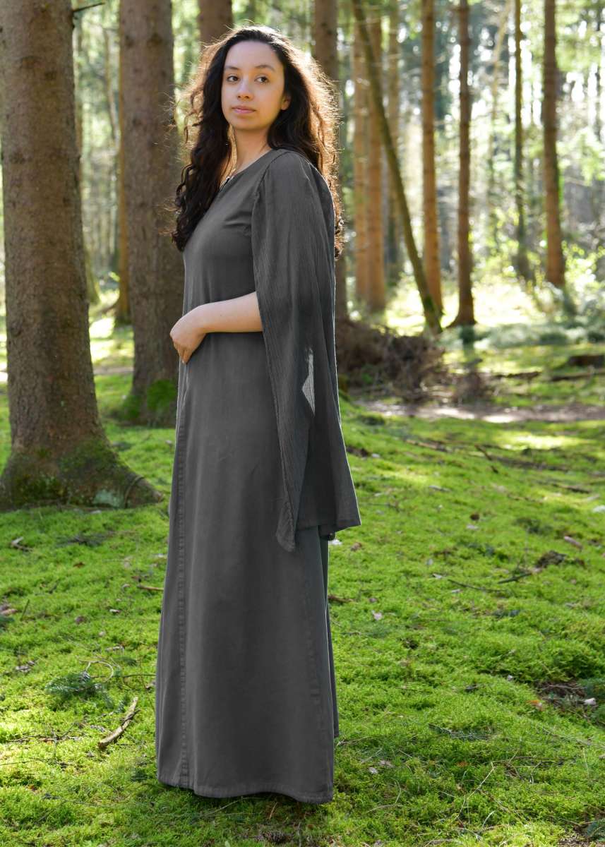 Vestido Elira de Manga Larga, Gris