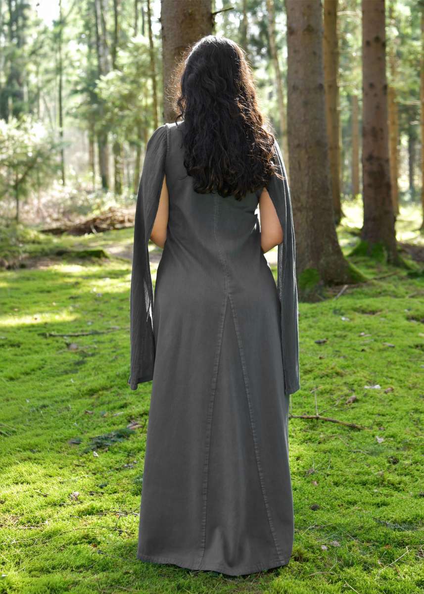 Vestido Elira de Manga Larga, Gris