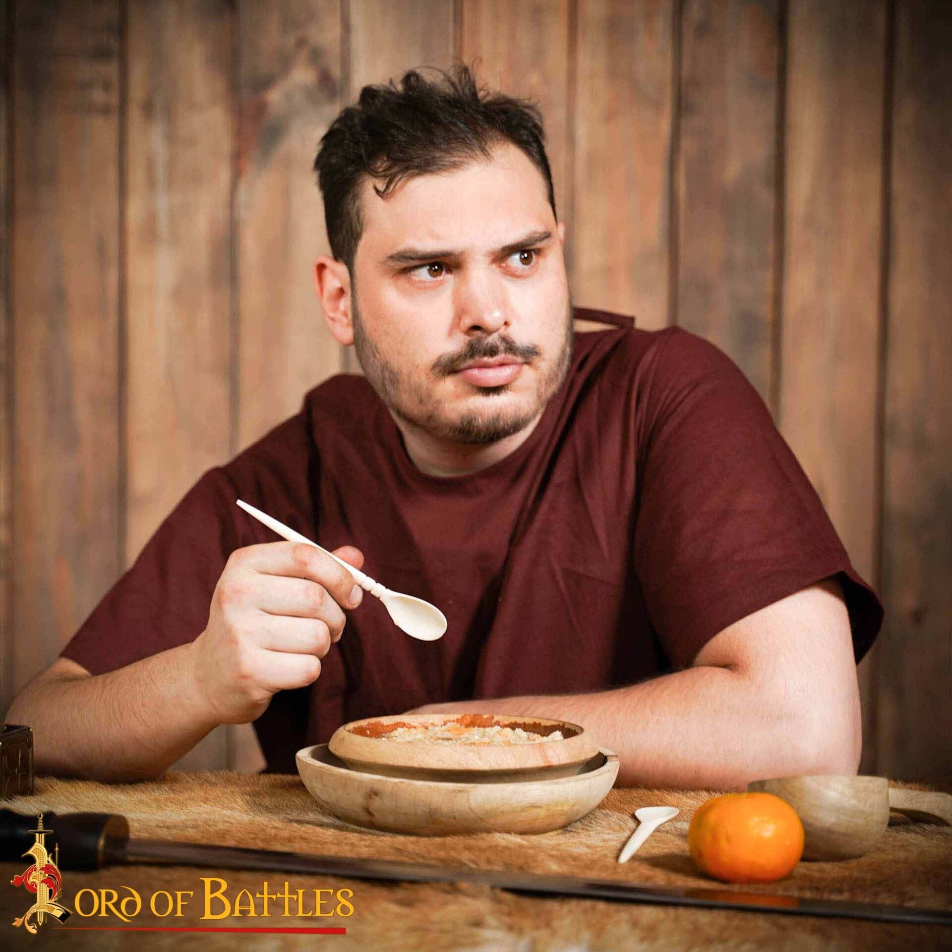 Cucharas romanas de hueso de buey — set de 2 - imagen 2