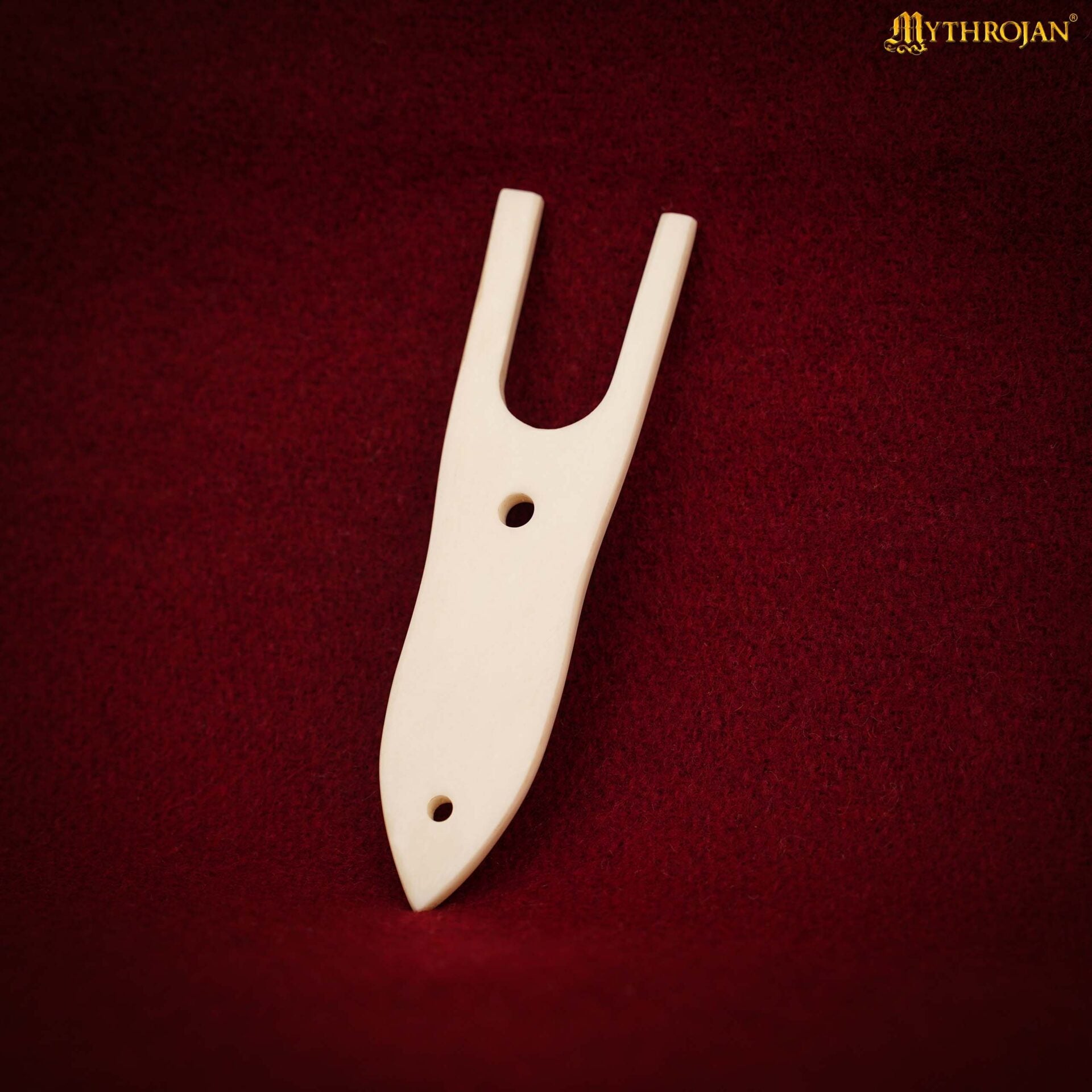 Imagen única de: Luceta vikinga de cuerno de buey pulido - herramienta para cordones