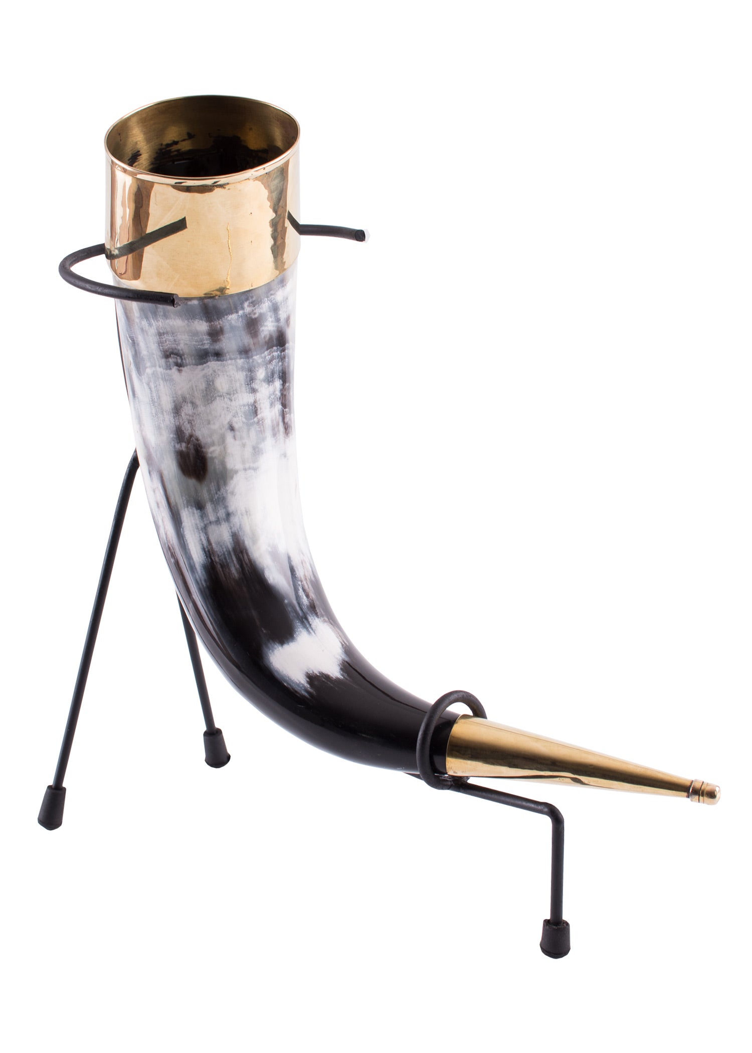 FENRIR - Cuerno vikingo con soporte de 16 onzas - Regalos para hombres FENRIR - Cuerno vikingo con soporte de 16 onzas - Regalos para hombres