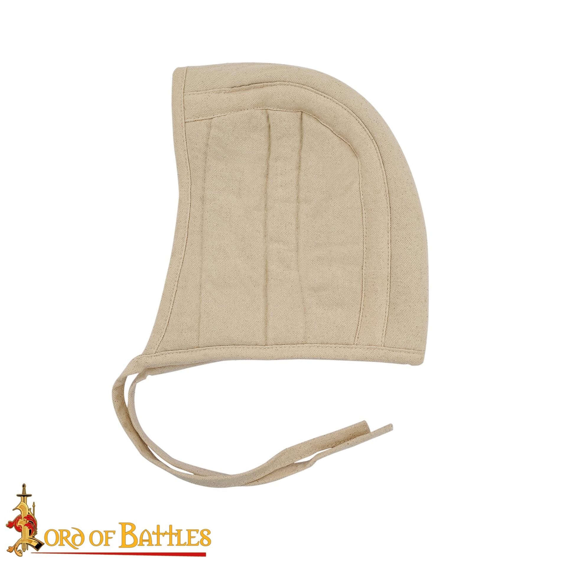 Gorro acolchado medieval de 3 capas para casco - imagen 18