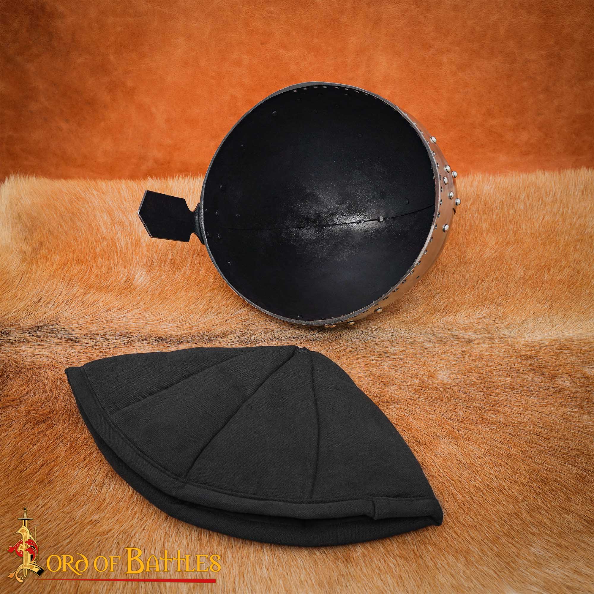 Gorro acolchado medieval con relleno reciclado para casco - LARP y HEMA - imagen 4