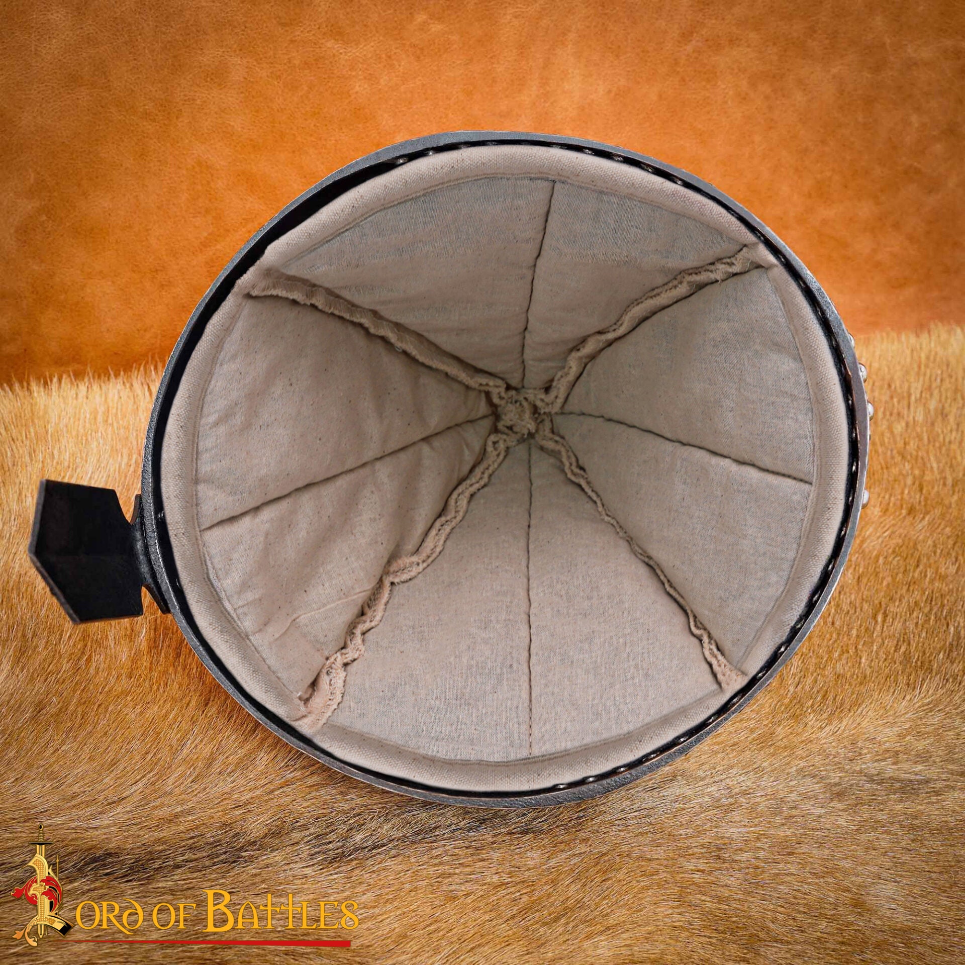Gorro acolchado medieval con relleno reciclado para casco - LARP y HEMA - imagen 20