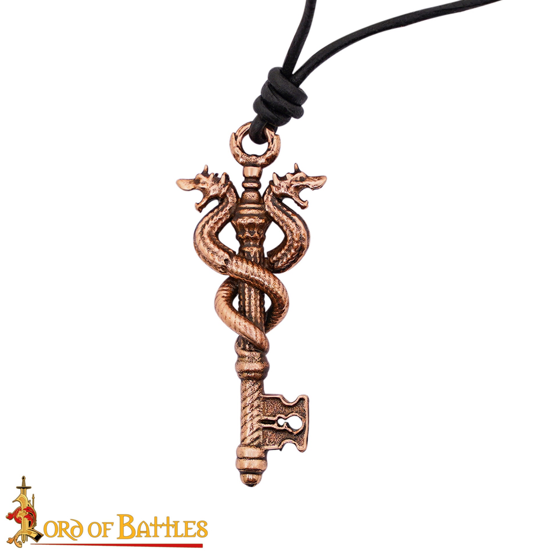 Imagen única de: Colgante Llave de Bronce a la Cera Perdida Guardián del Dragón