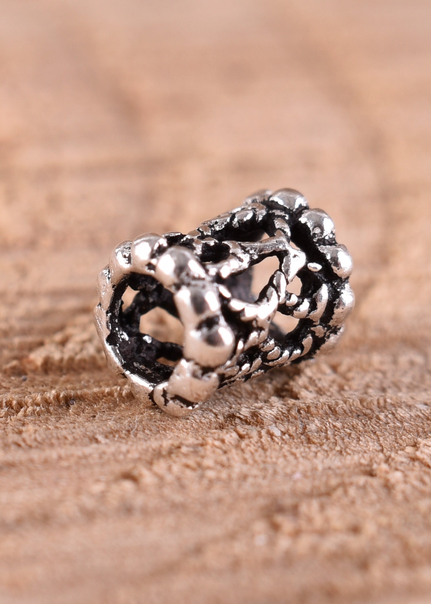 Imagen única de: Cuenta De Barba Celta Y Cuenta De Rizo De Plata