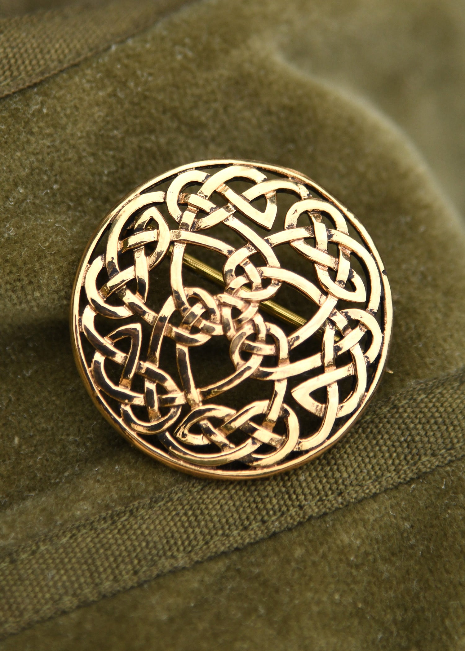 Imagen única de: Broche Celta De Bronce Infinito