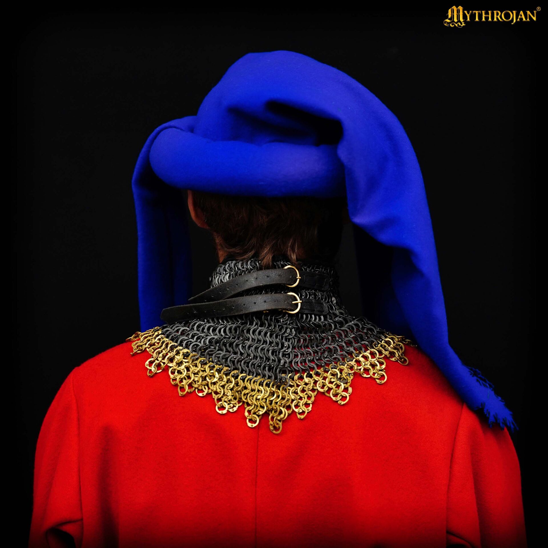 Chaperón medieval de lana (estilo tardío, siglo XV) - imagen 14