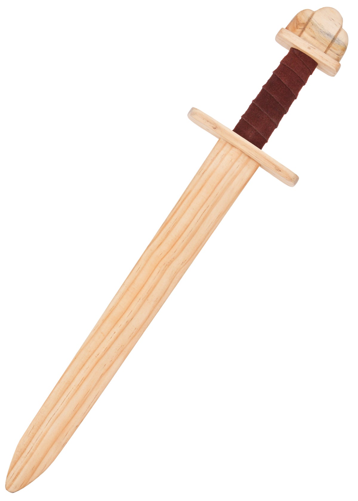 Espada de madera vikinga mini para niños natural