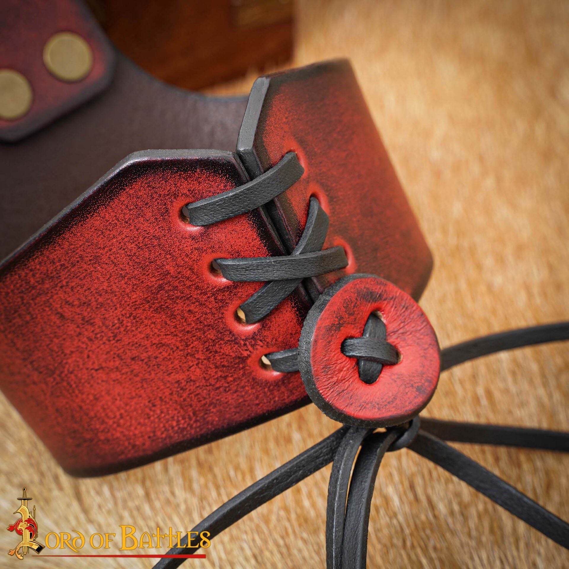 Soporte de cuero para cuerno de beber - ajustable - imagen 56