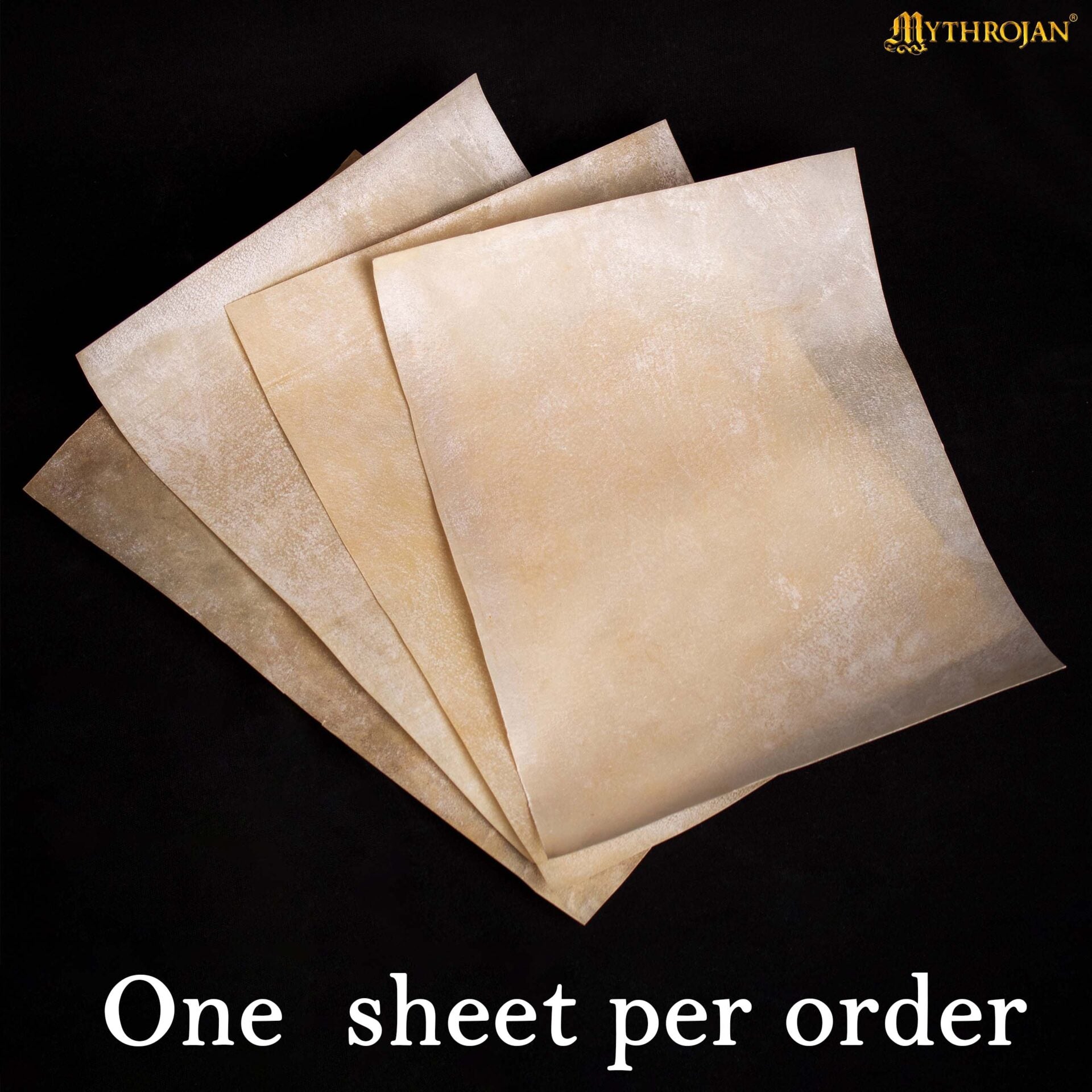 Imagen única de: Hoja de Pergamino Medieval para Escribir de 8x11 Pulgadas - Aspecto Envejecido Natural | 1 Unidad
