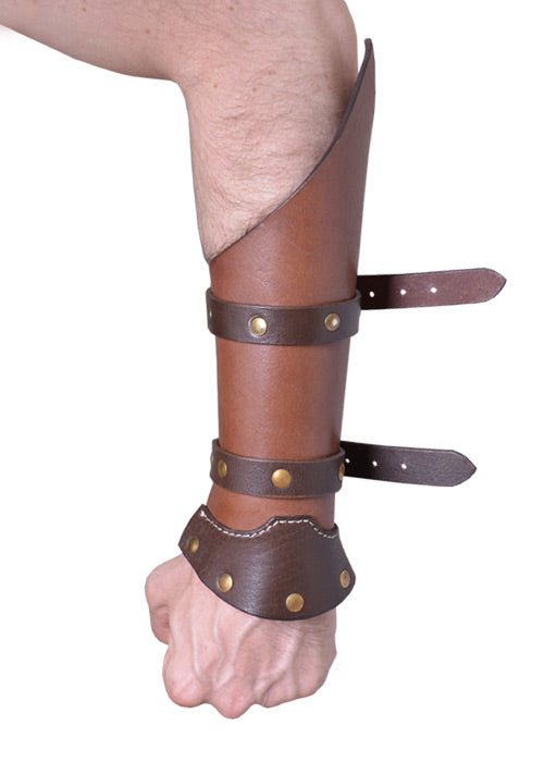 Imagen única de: Brazaletes De Cuero Guerrero, Par