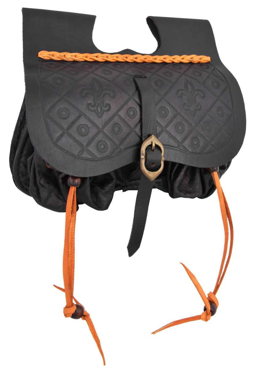 Riñonera Medieval de Dordrecht - Bolso de Cuero con Bolsillos, Varios Colores