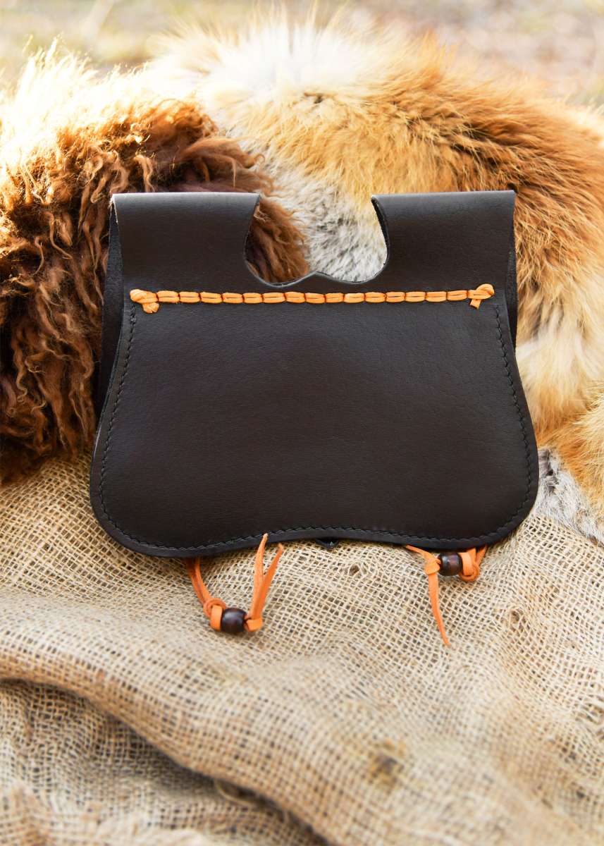 Riñonera Medieval de Dordrecht - Bolso de Cuero con Bolsillos, Varios Colores
