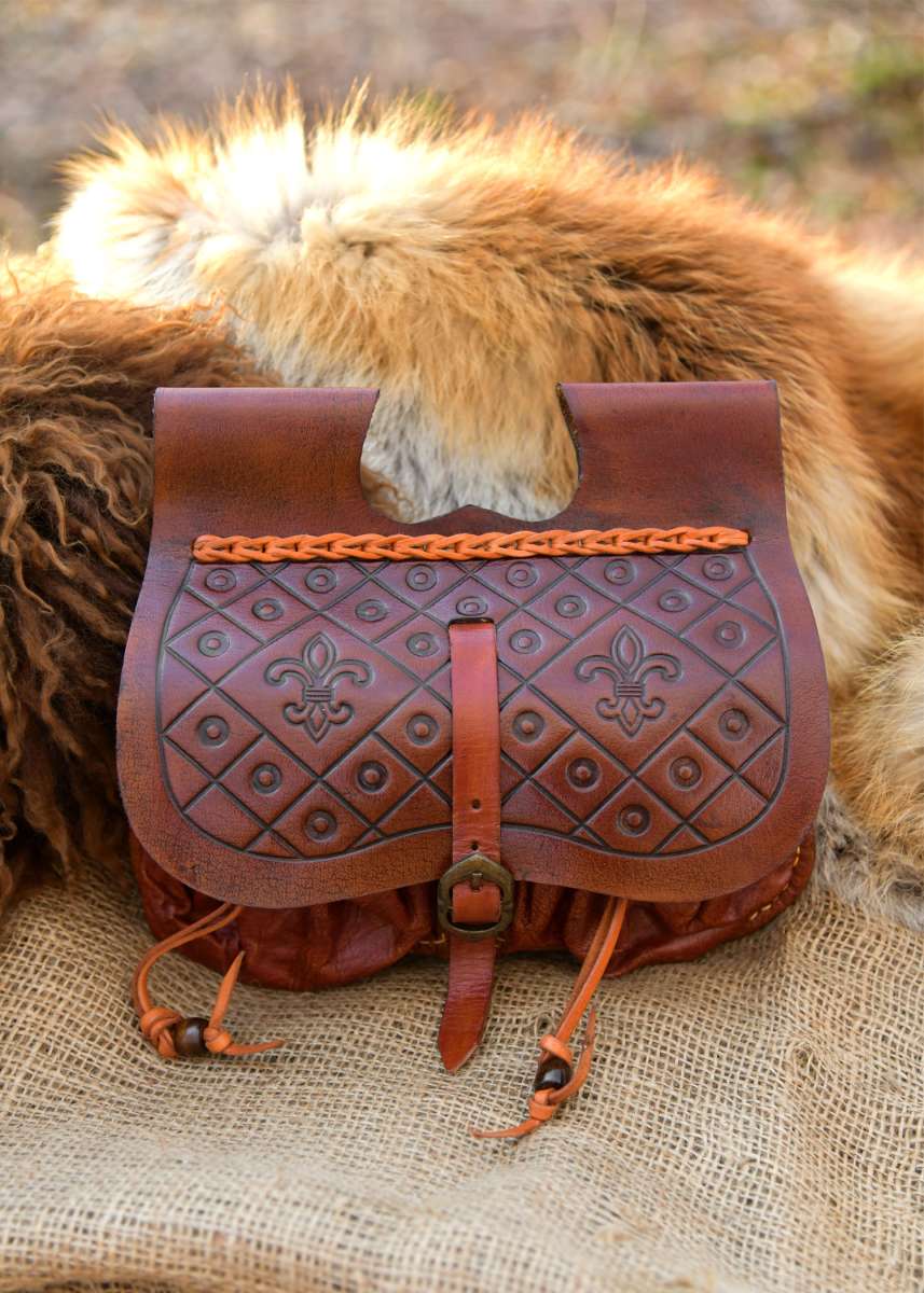 Riñonera Medieval de Dordrecht - Bolso de Cuero con Bolsillos, Varios Colores