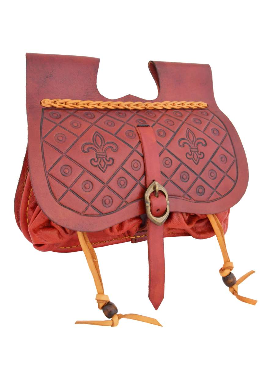 Riñonera Medieval de Dordrecht - Bolso de Cuero con Bolsillos, Varios Colores