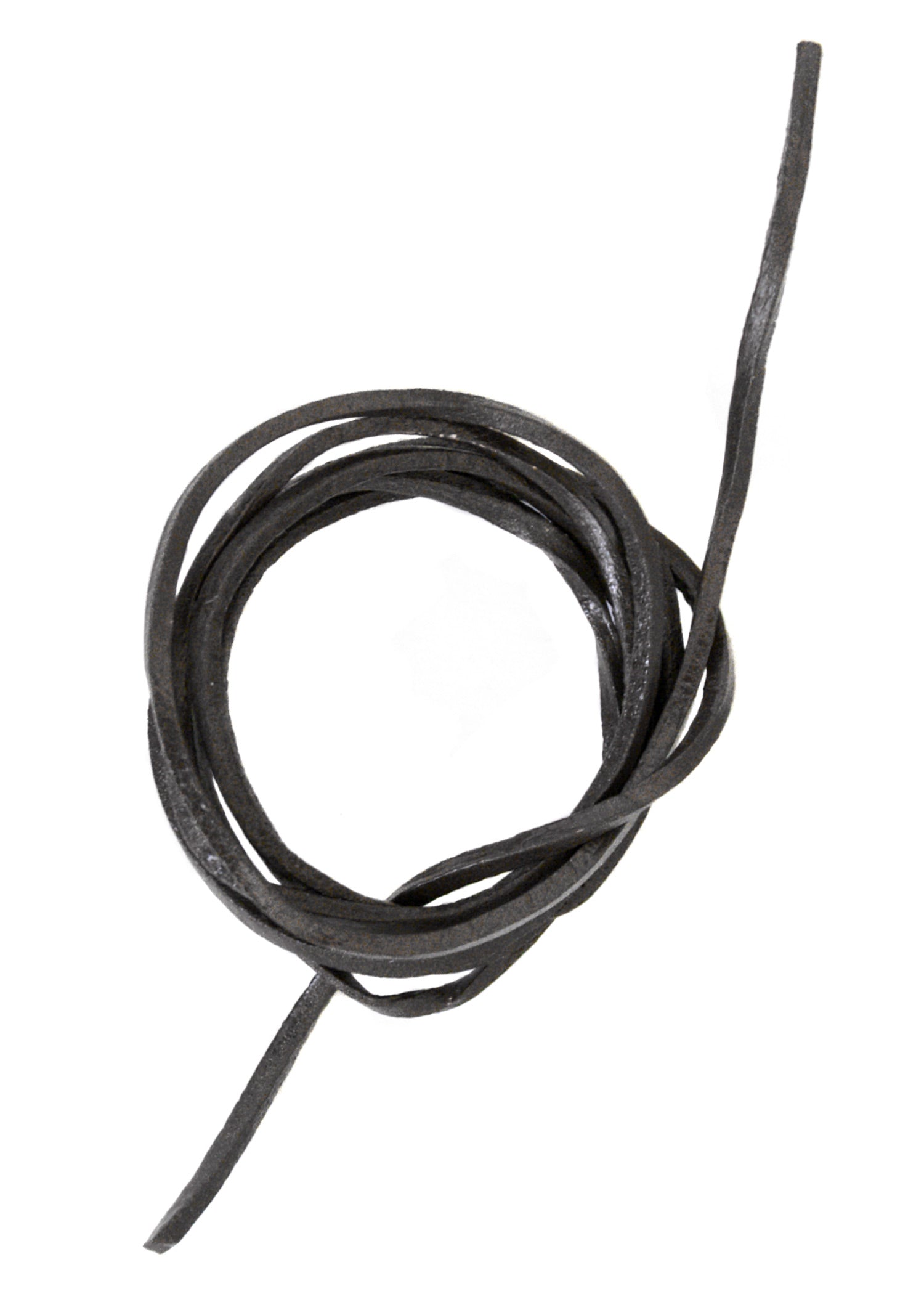 Imagen única de: Correa De Piel, Correa Cuadrada Negra, 120 Cm