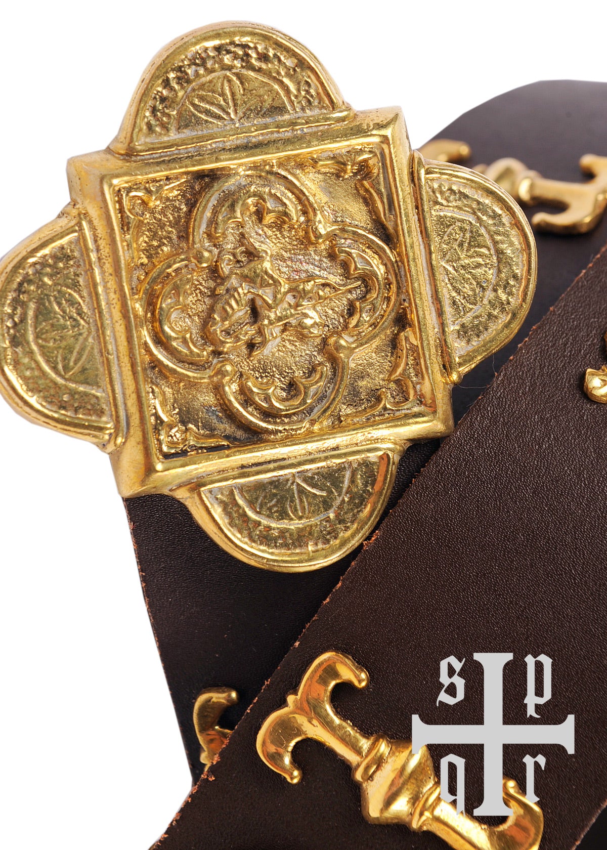 Imagen única de: Cinturón Medieval De Piel San Jorge, Varios Colores