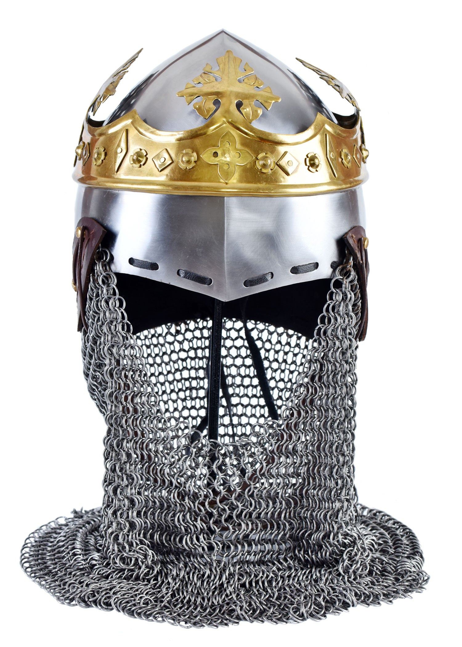 Imagen única de: Casco De Robert Bruce, Platillo Medieval Con Besugo, Acero De 1,6 Mm