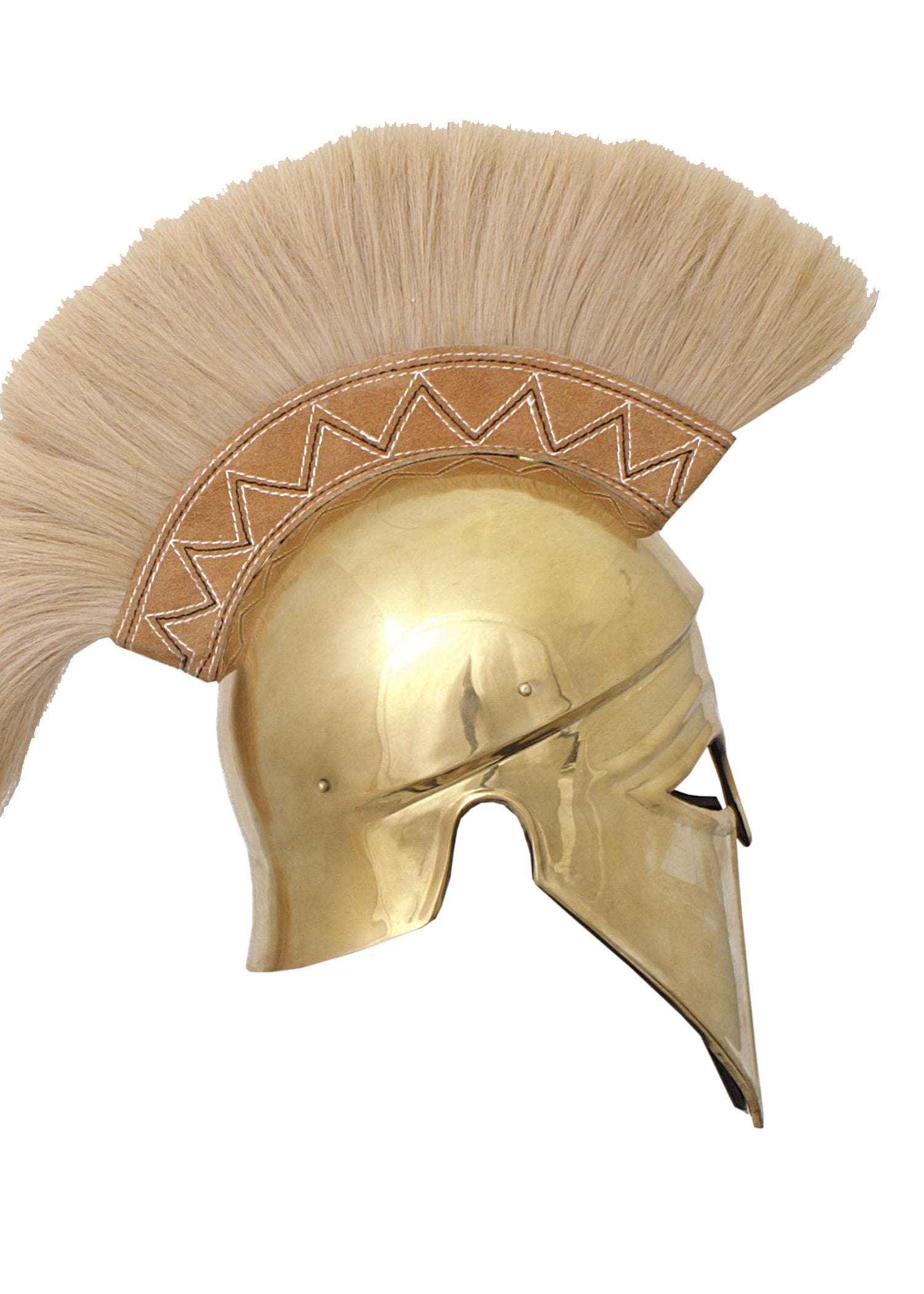 Imagen única de: Casco Italo-corintio Con Escudo, Latón De 1,3 Mm