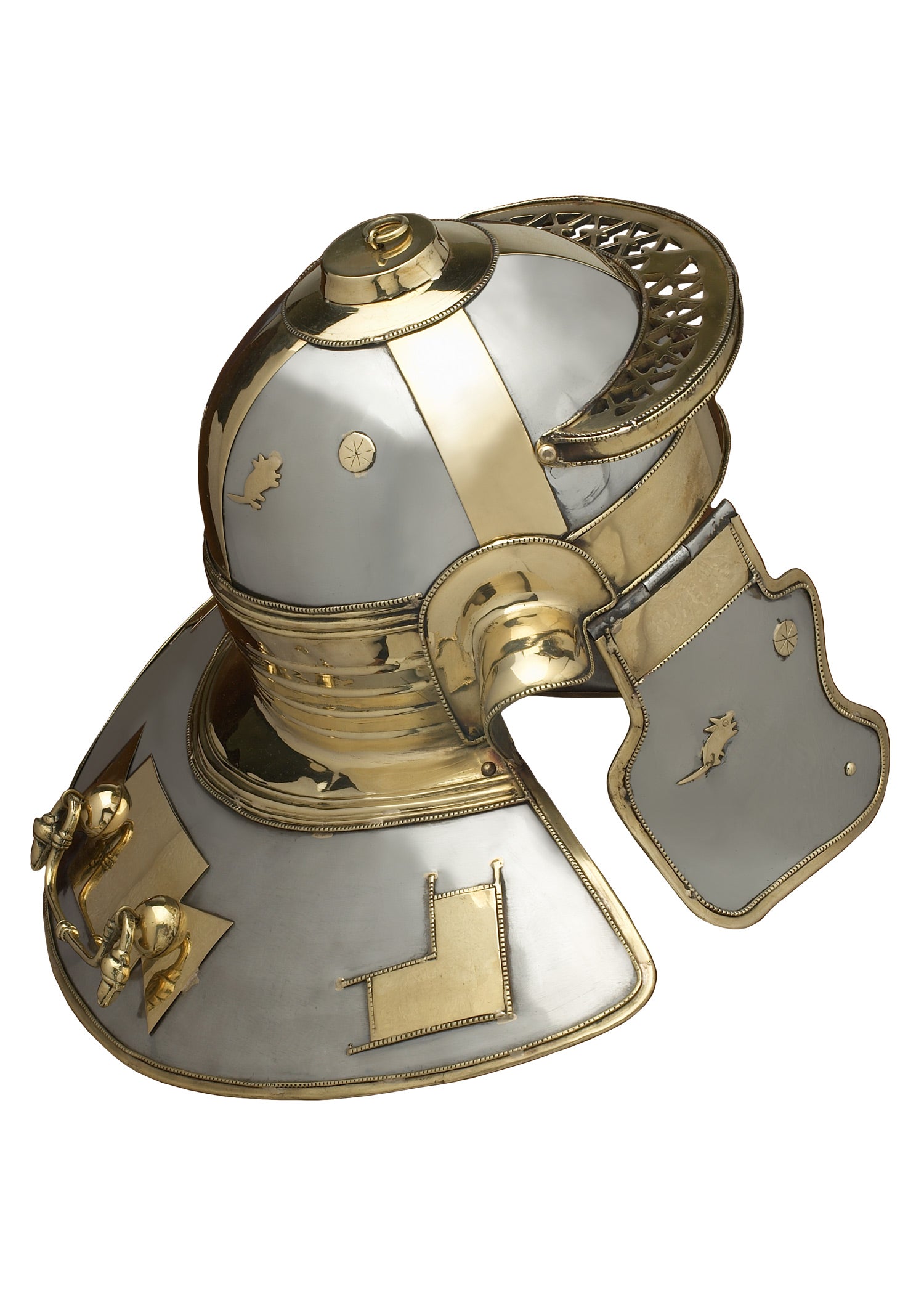 Imagen única de: Niedermörmter Italic -H-, Casco Romano, Acero Y Latón