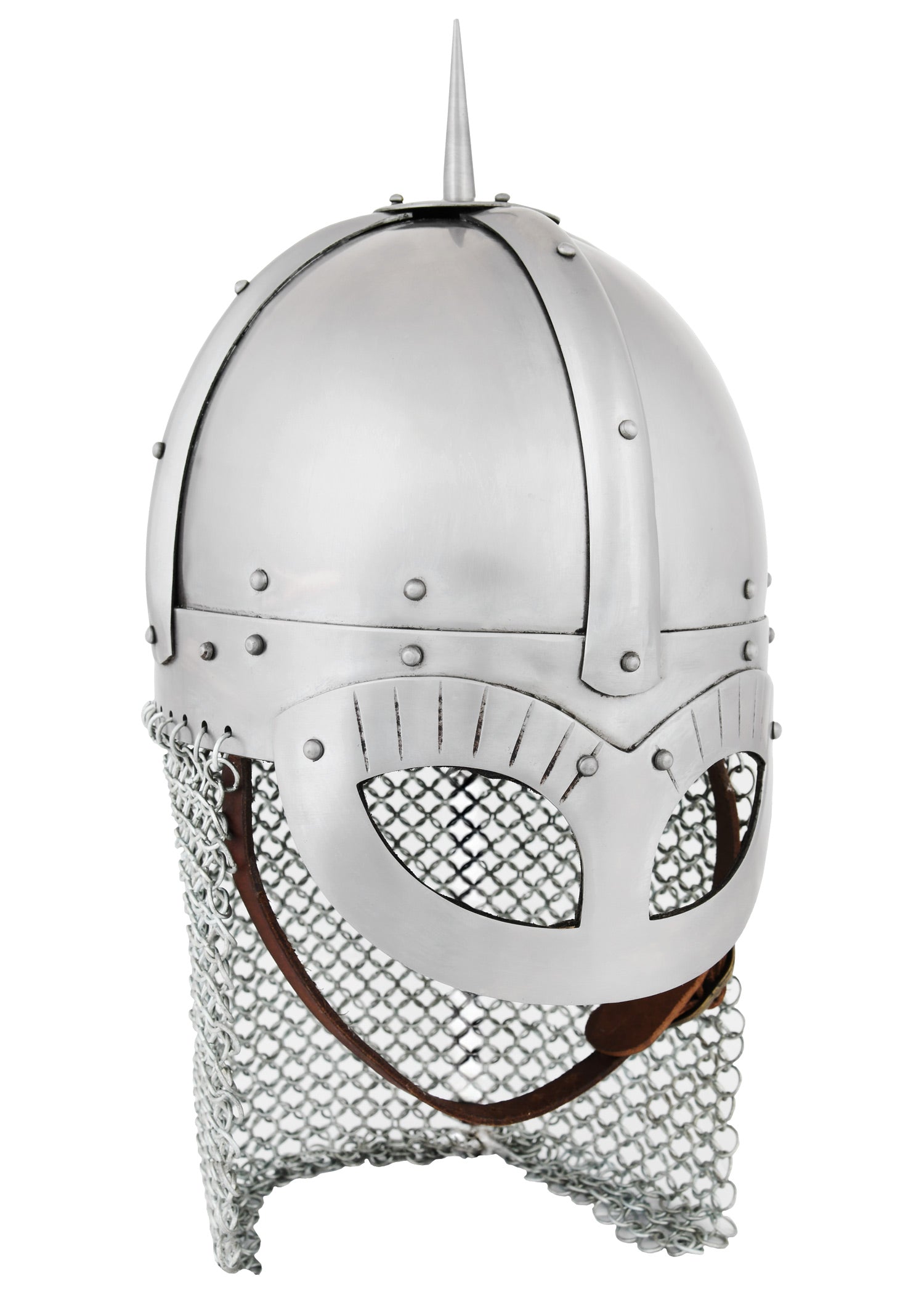Imagen única de: Casco Vikingo Con Gafas Estilo Gjermundbu, Acero De 2 Mm