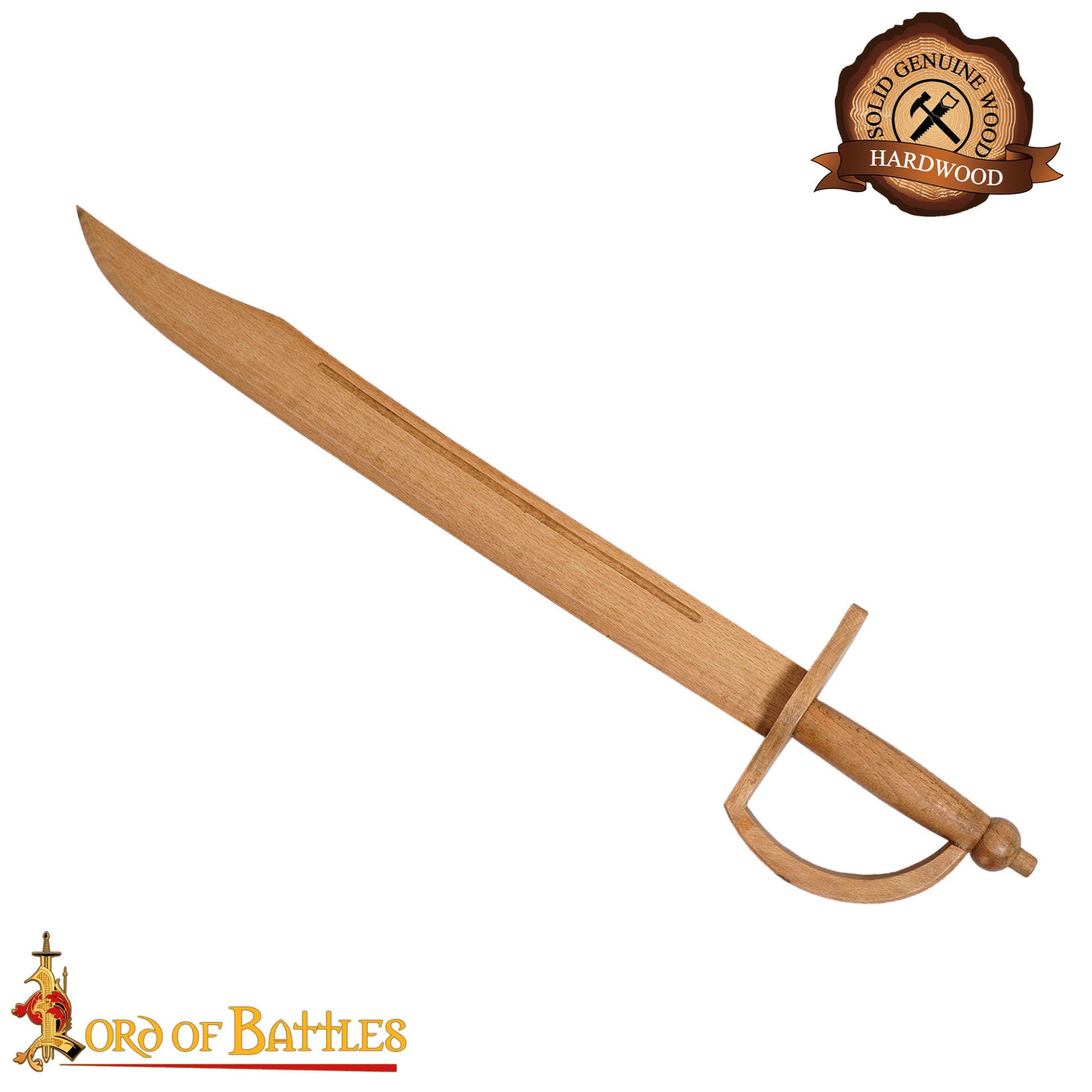 Imagen única de: Sable pirata de madera para entrenamiento y cosplay - Con Defecto