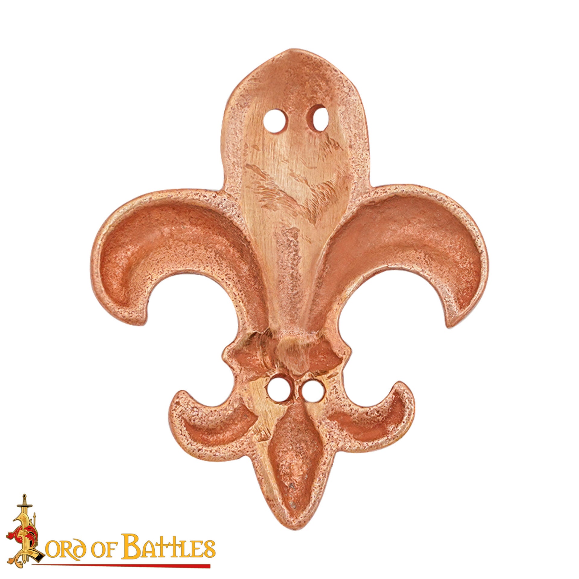 Adorno de cinturón Flor de lis en bronce (siglos XII–XV) - imagen 17