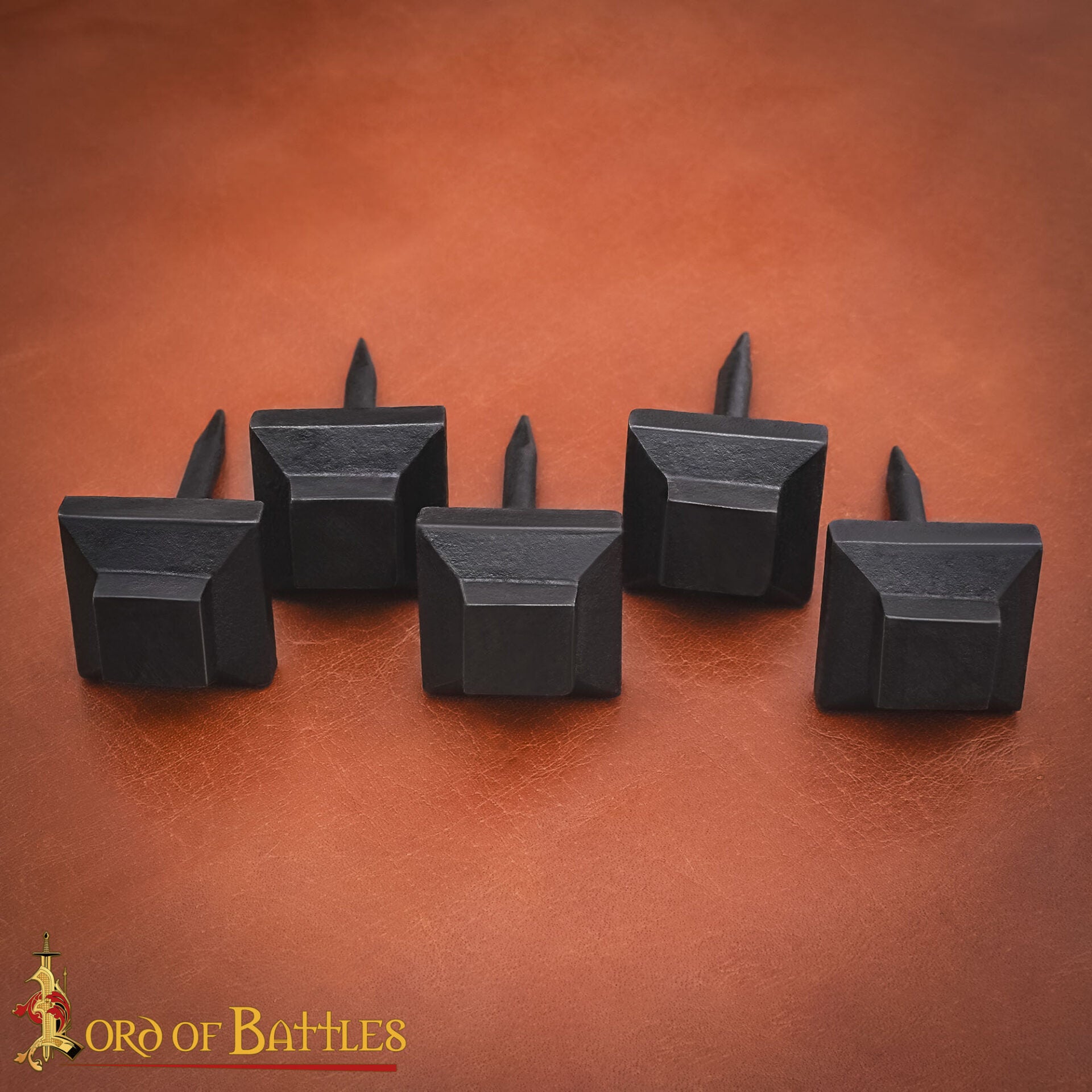 Set de 5 clavos de hierro forjados a mano, estilo vintage