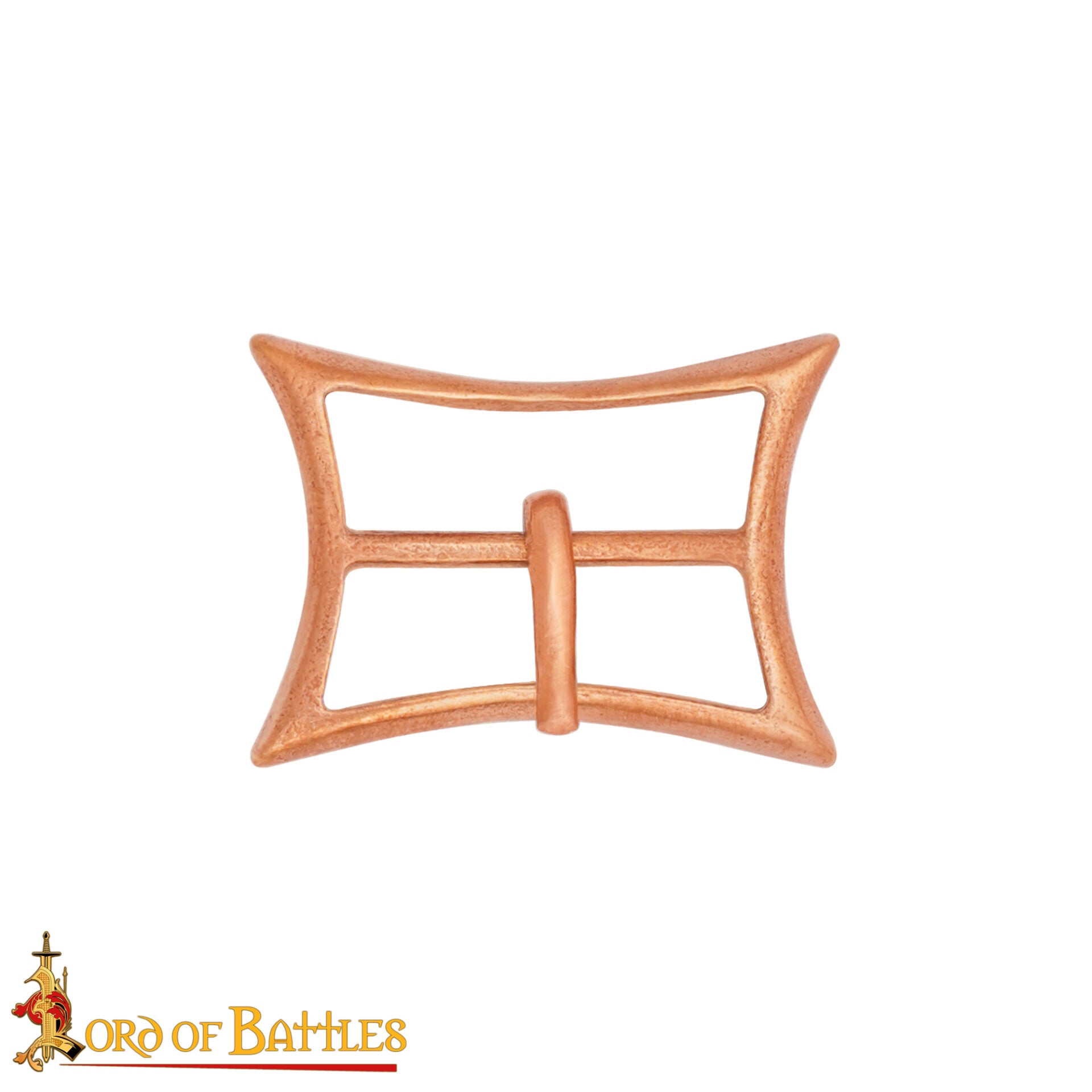 Hebilla rectangular de bronce, inspirada en siglos VIII–X - imagen 11