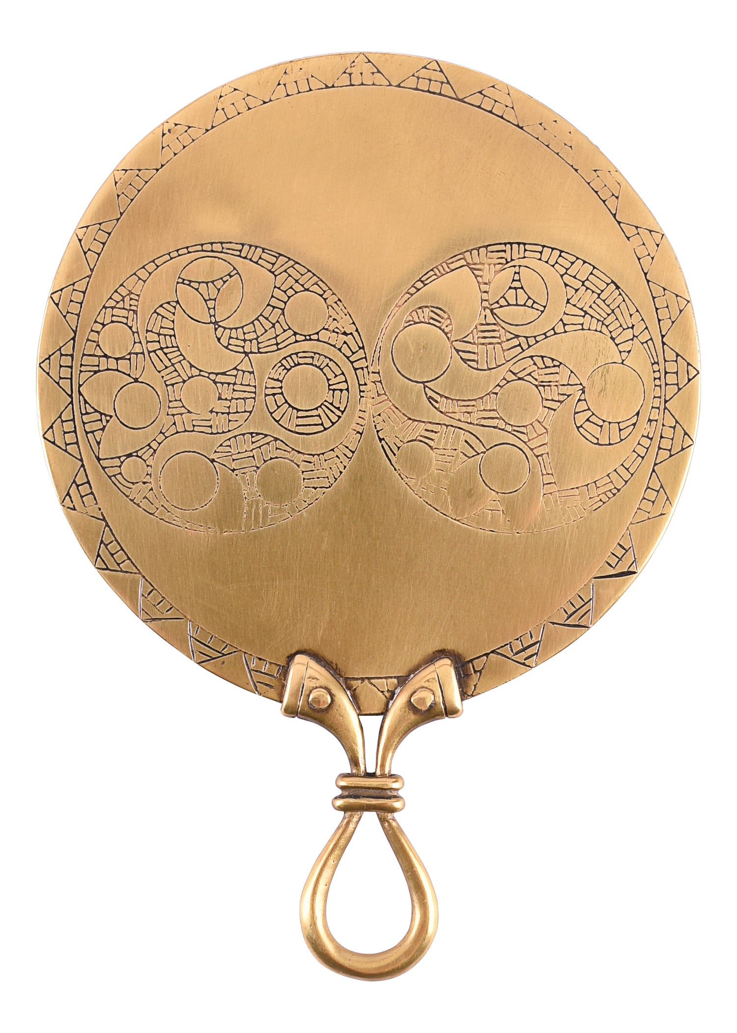 Imagen única de: Espejo Celta, De Latón - Pequeño