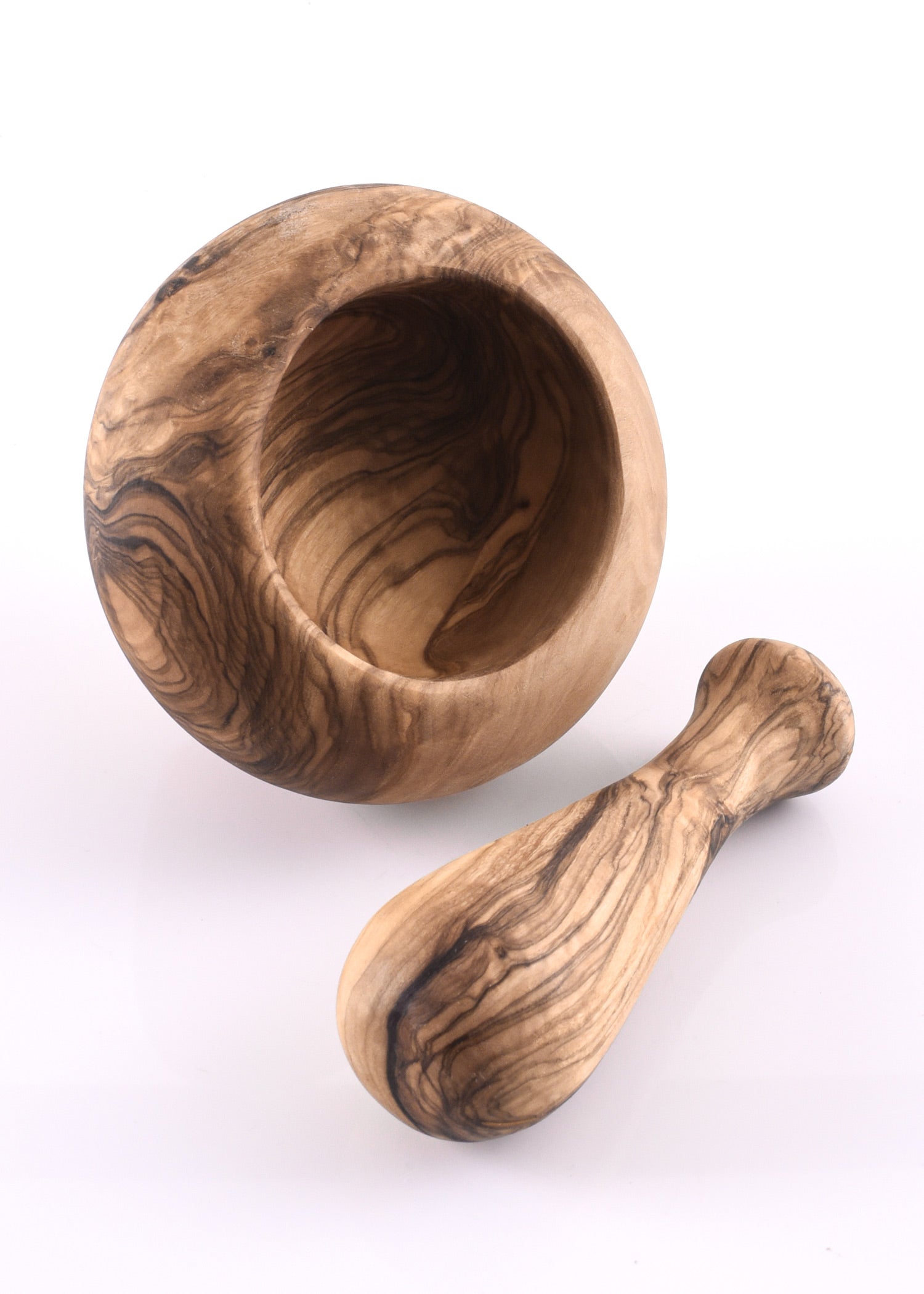 Imagen única de: Mortero Pequeño De Madera De Olivo
